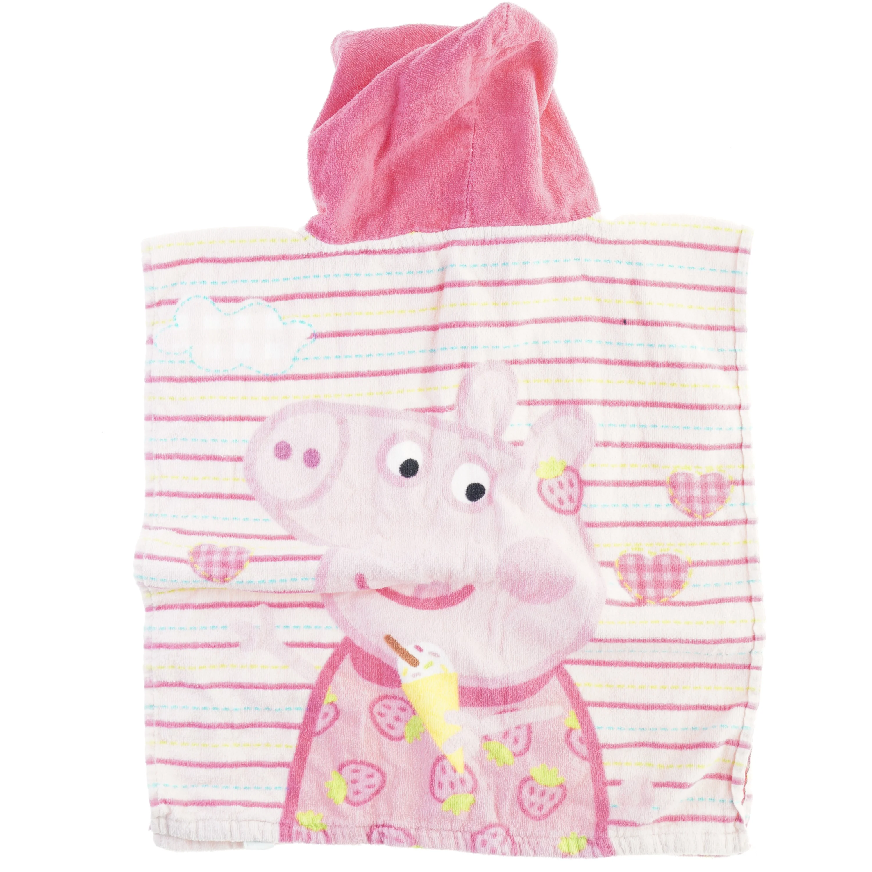 Børne badekåbe med hætte fra Gurli Gris (str. 50 x 47 cm)