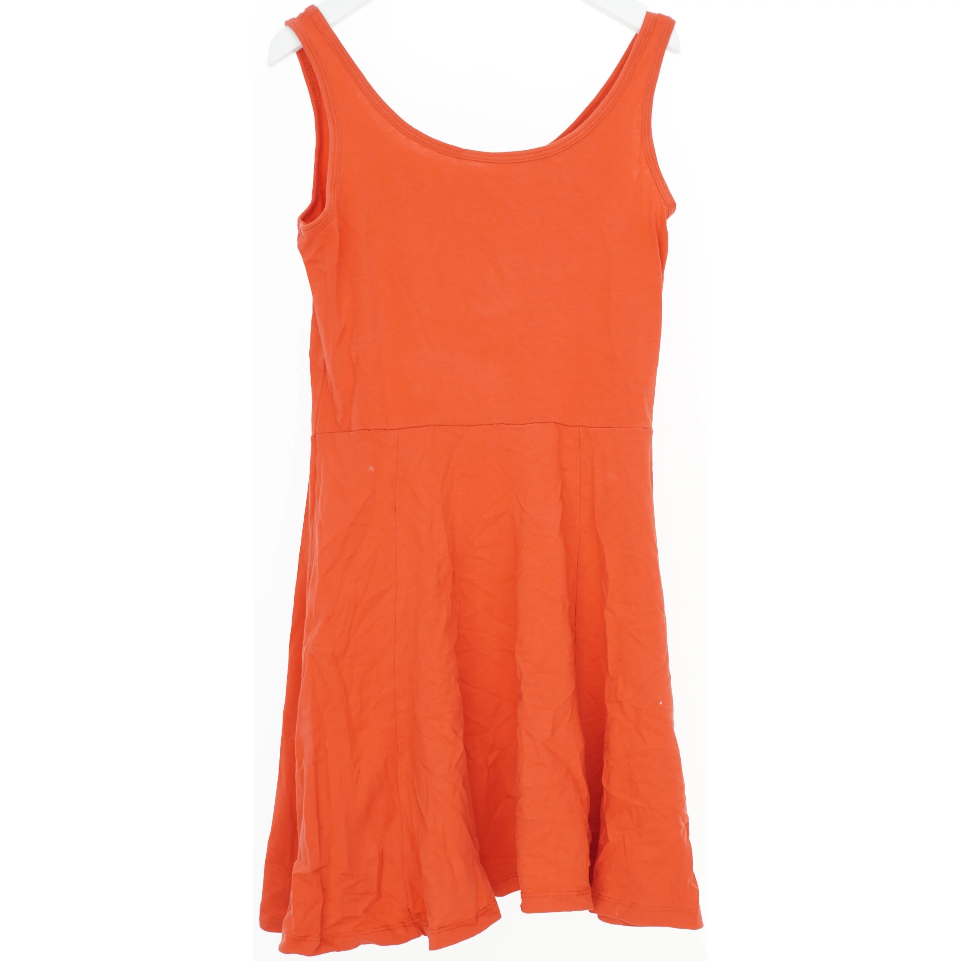 Orange kjole med stropper fra H&M (str. 140)