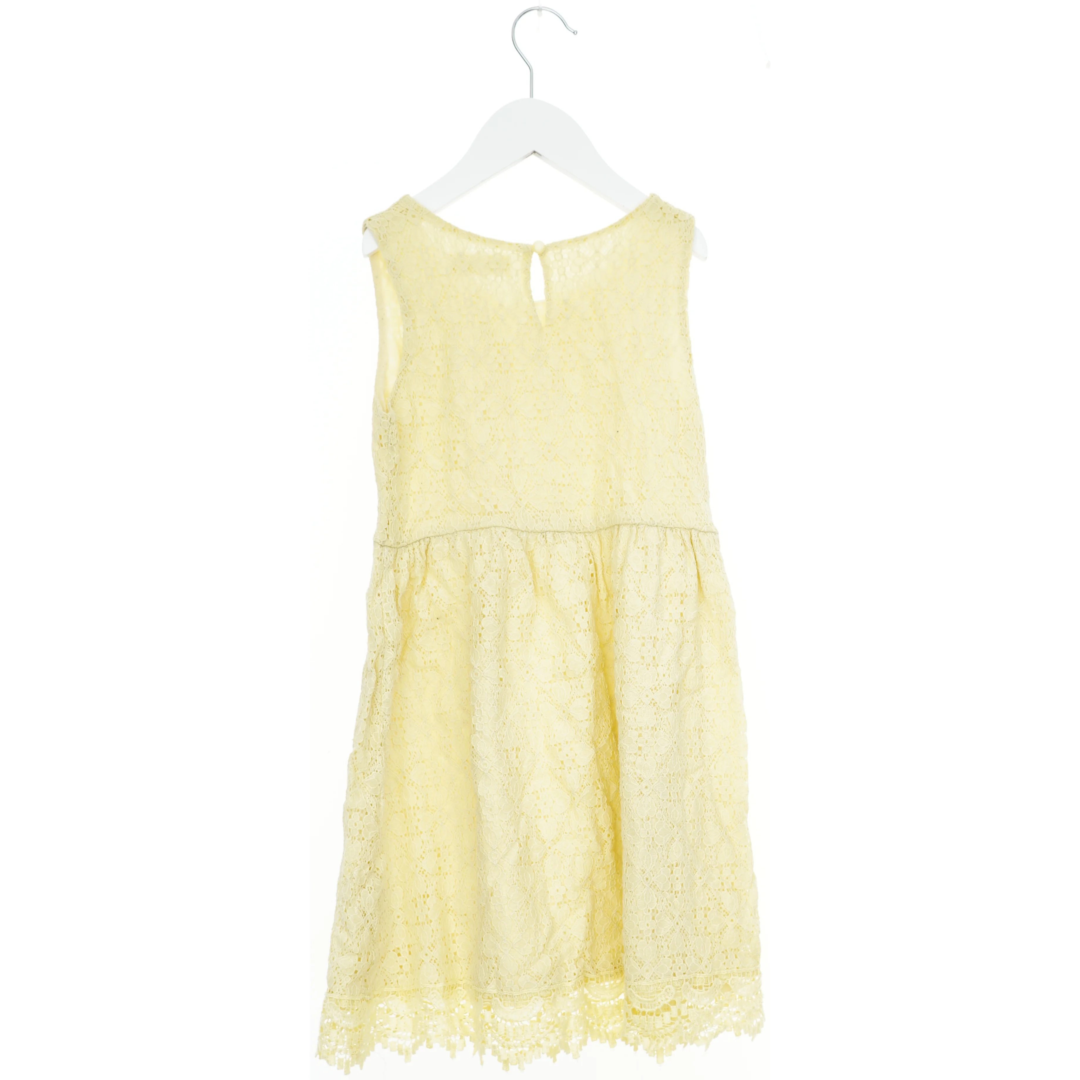 Gul blondekjole til børn fra H&M (str. 140)