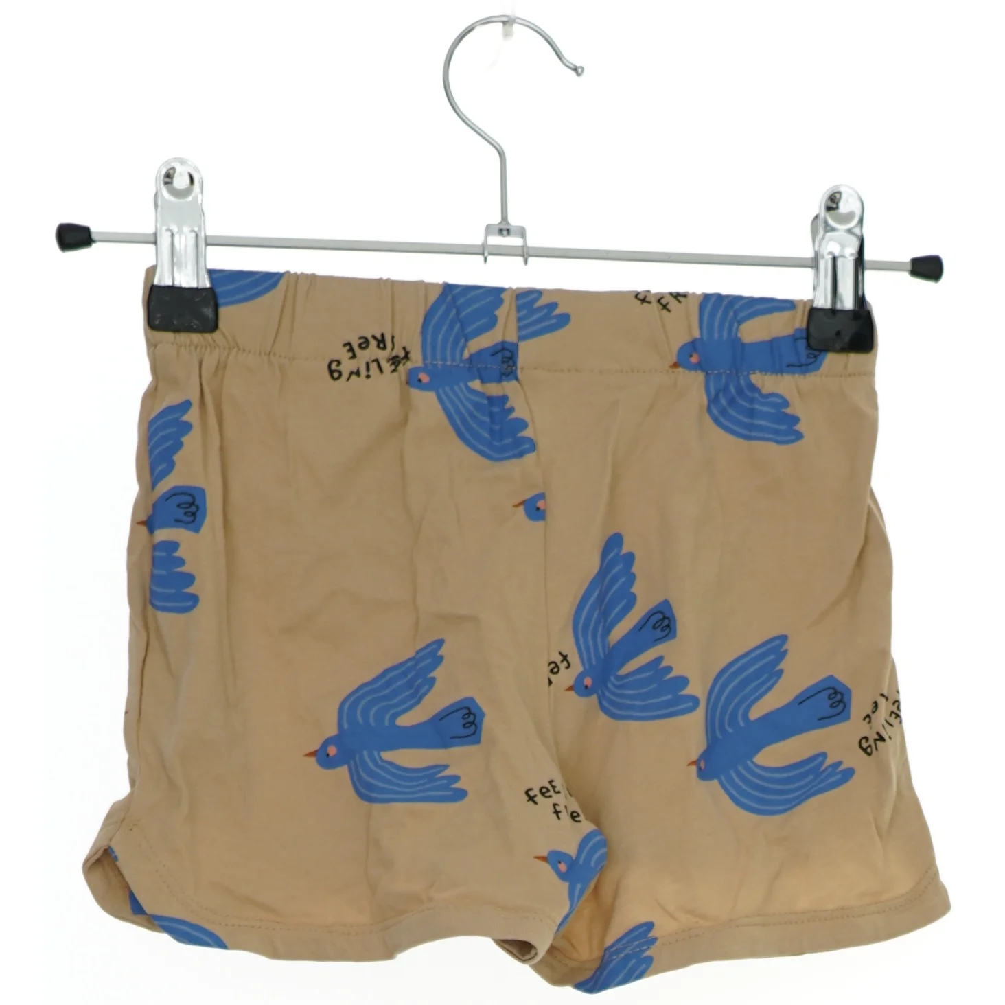 Børn Shorts med Blå Fugle fra H&M (str. 98)