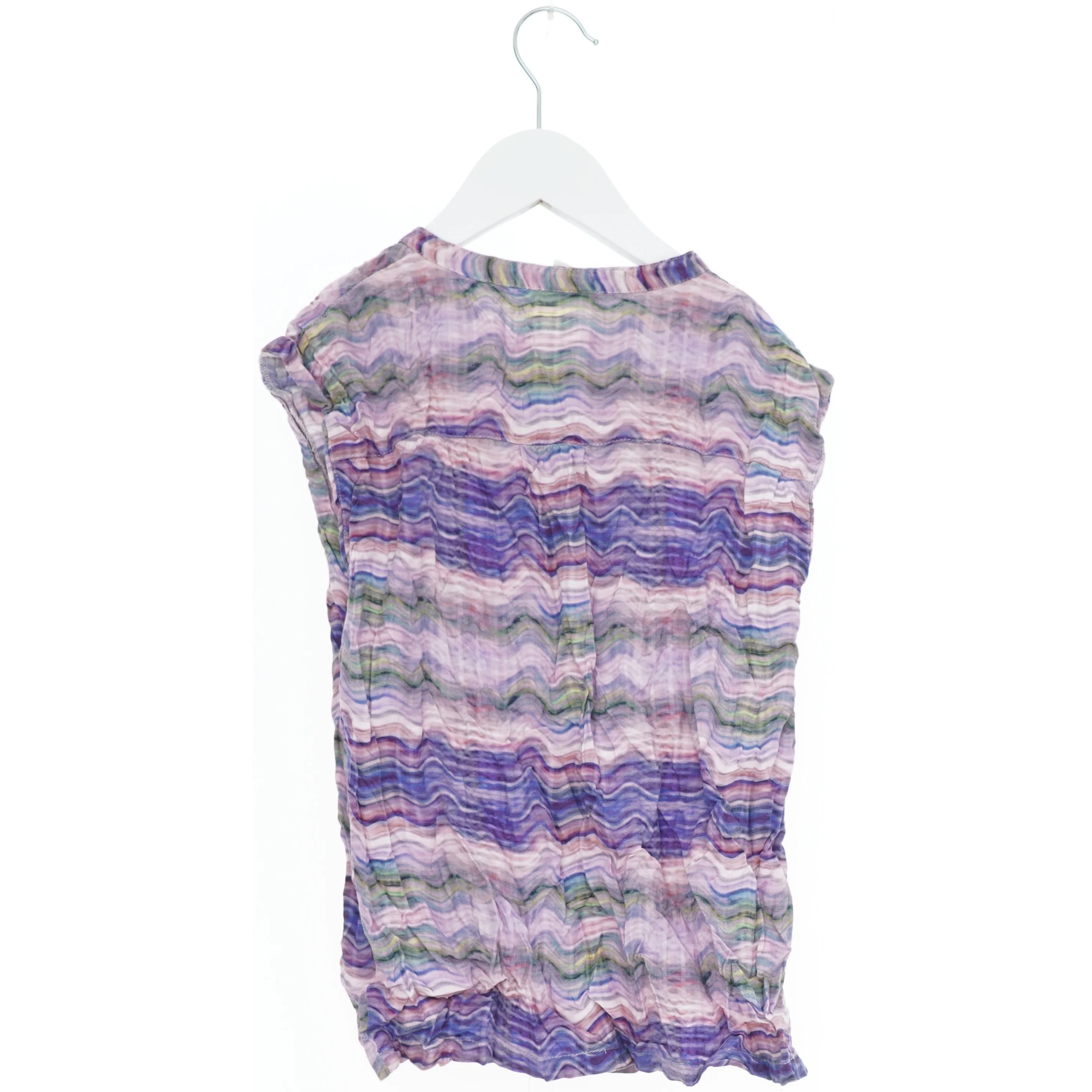 Flerfarvet bluse med knapper (str. 152)