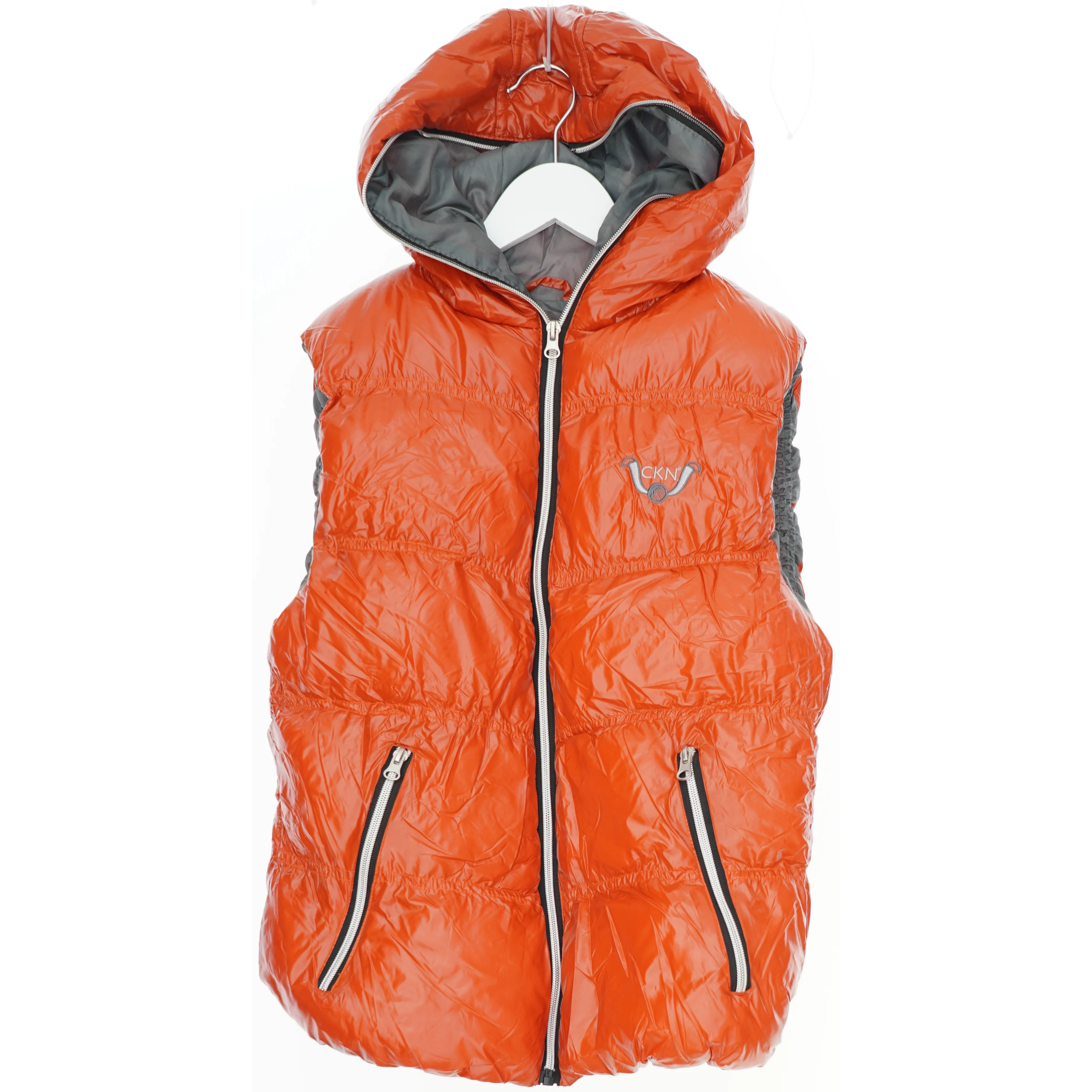 Varm vest med hætte fra Ckn (str. S)