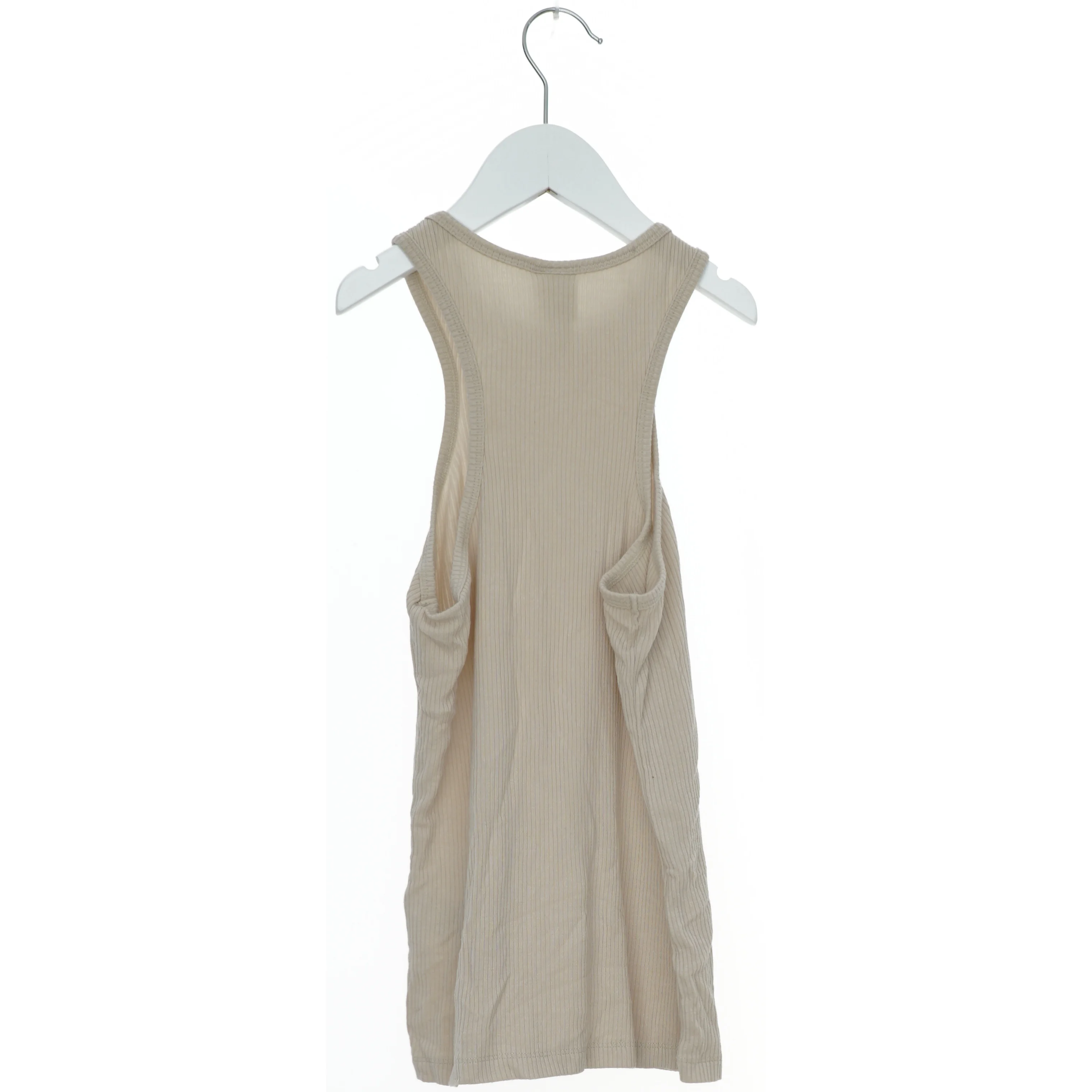 Ærmeløs ribbet top fra H&M (str. S)