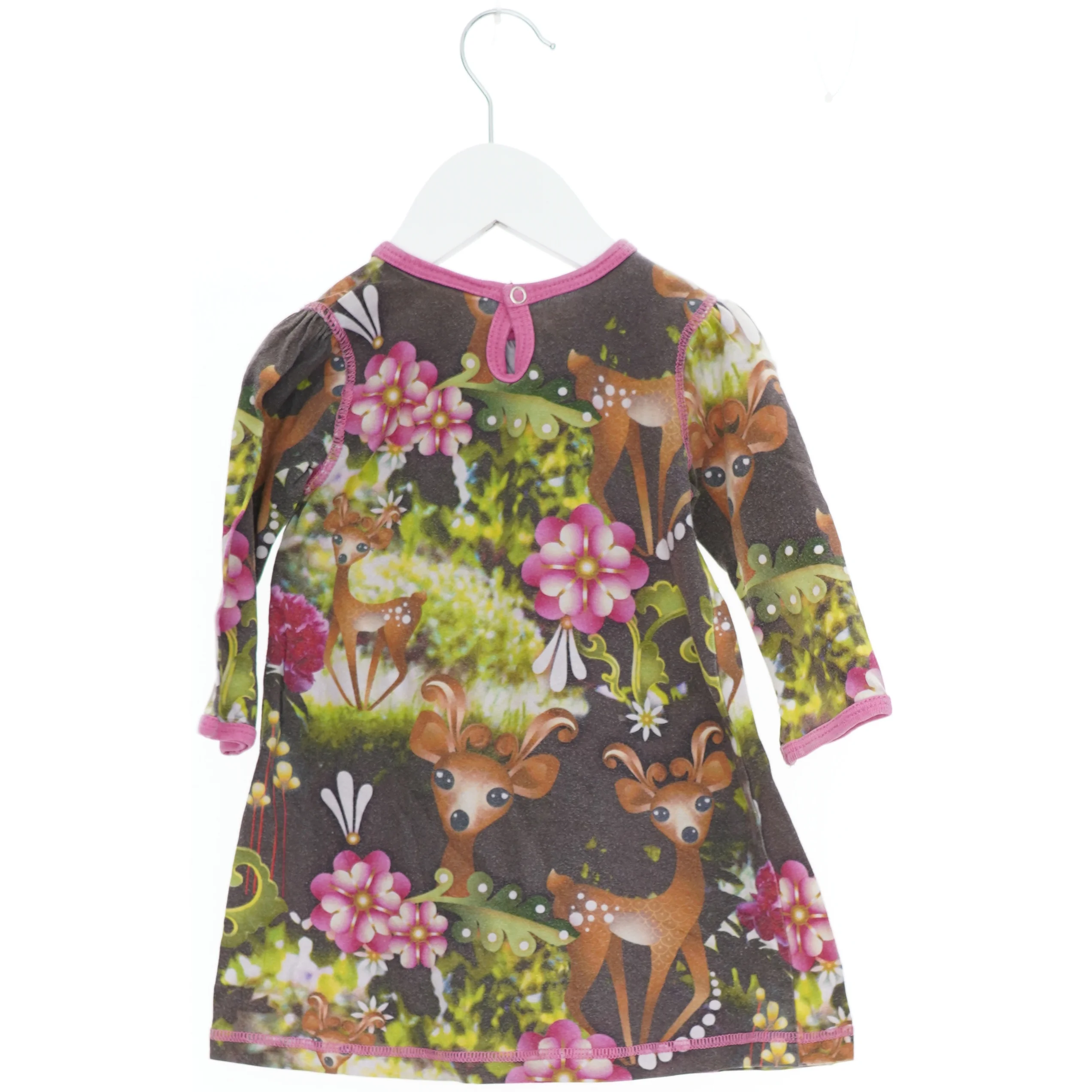 Børnekjole med dyreprint fra Molo (str. 80)