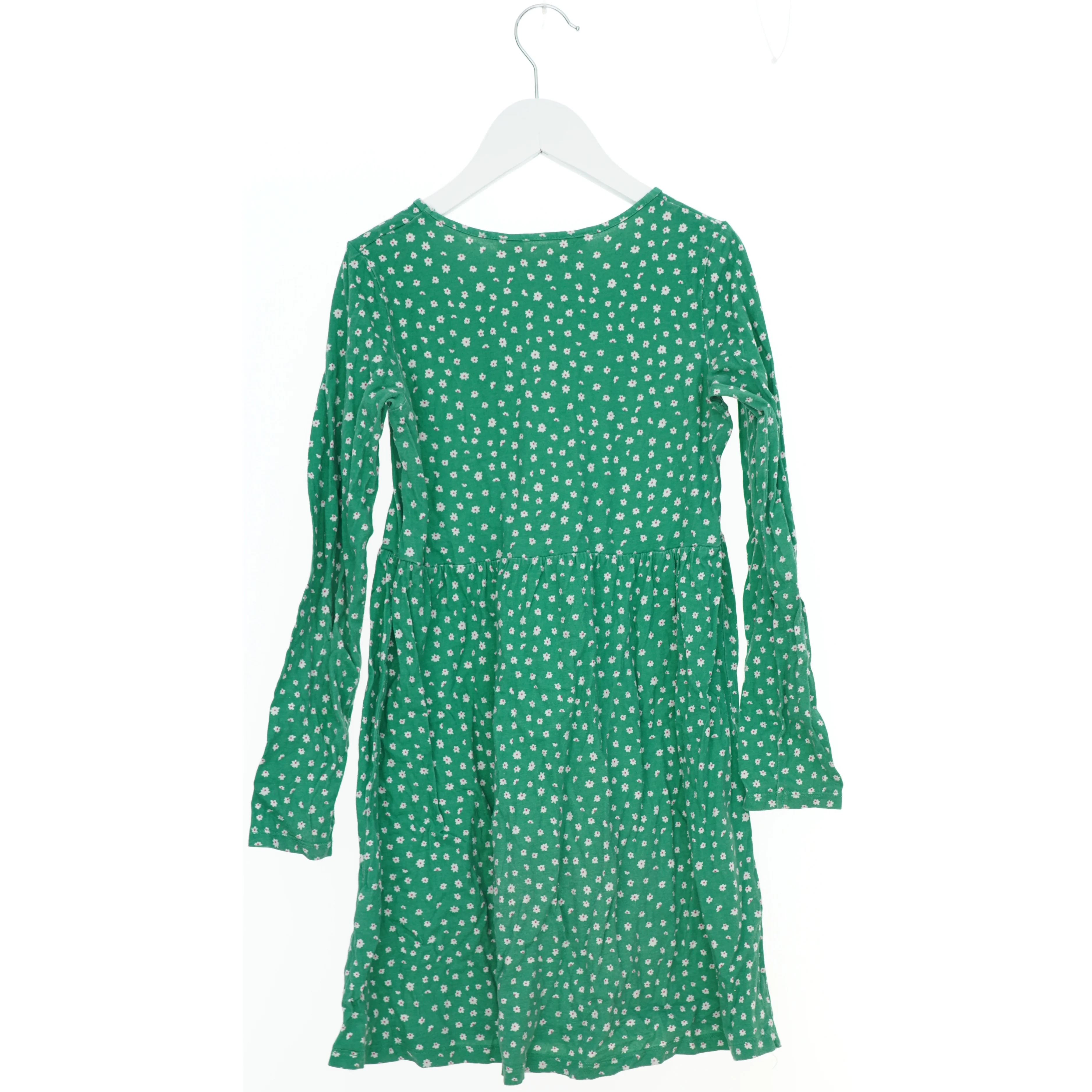 Grøn kjole med mønster fra H&M (str. 140)