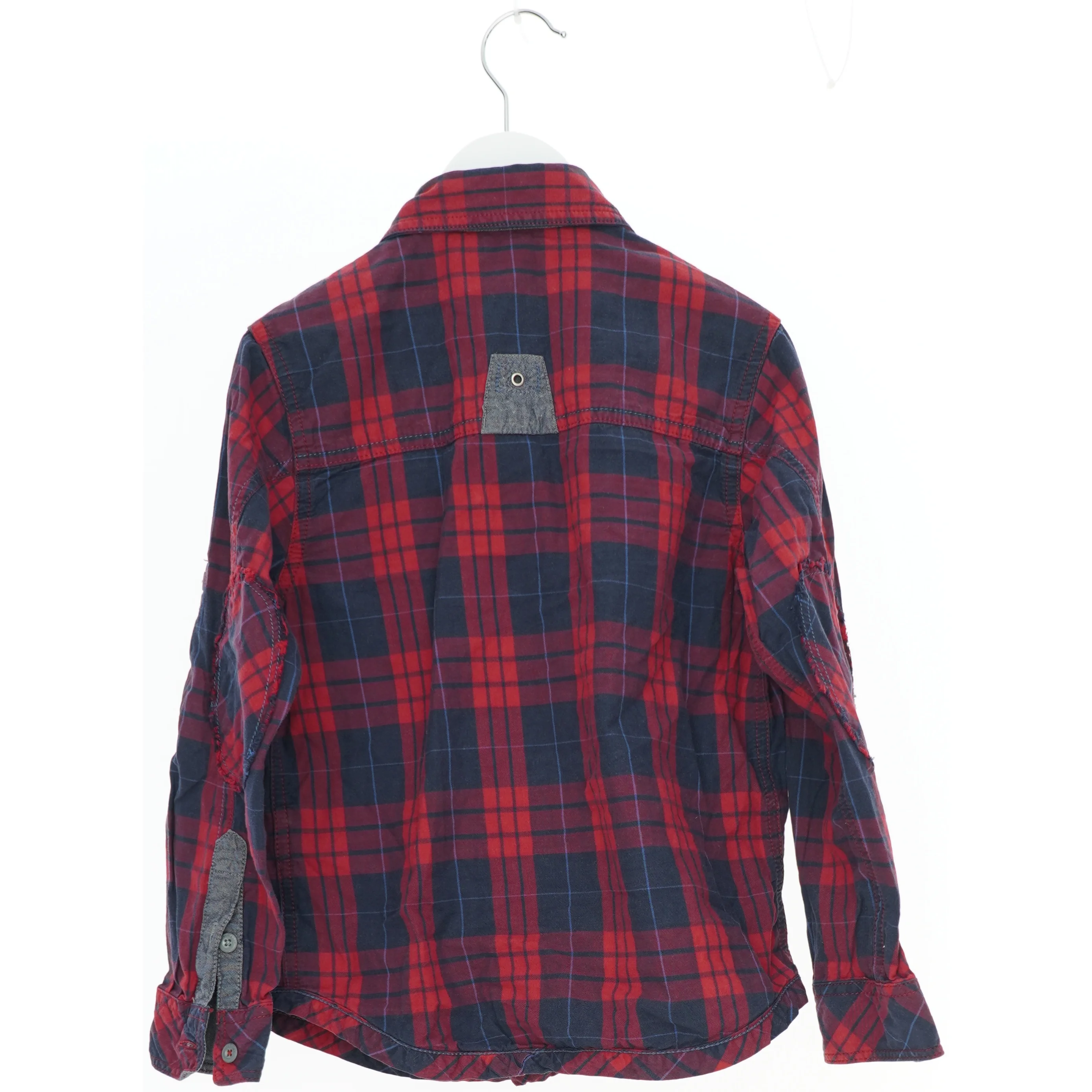 Skjorte med rød og blå tern fra Timberland (str. 128)