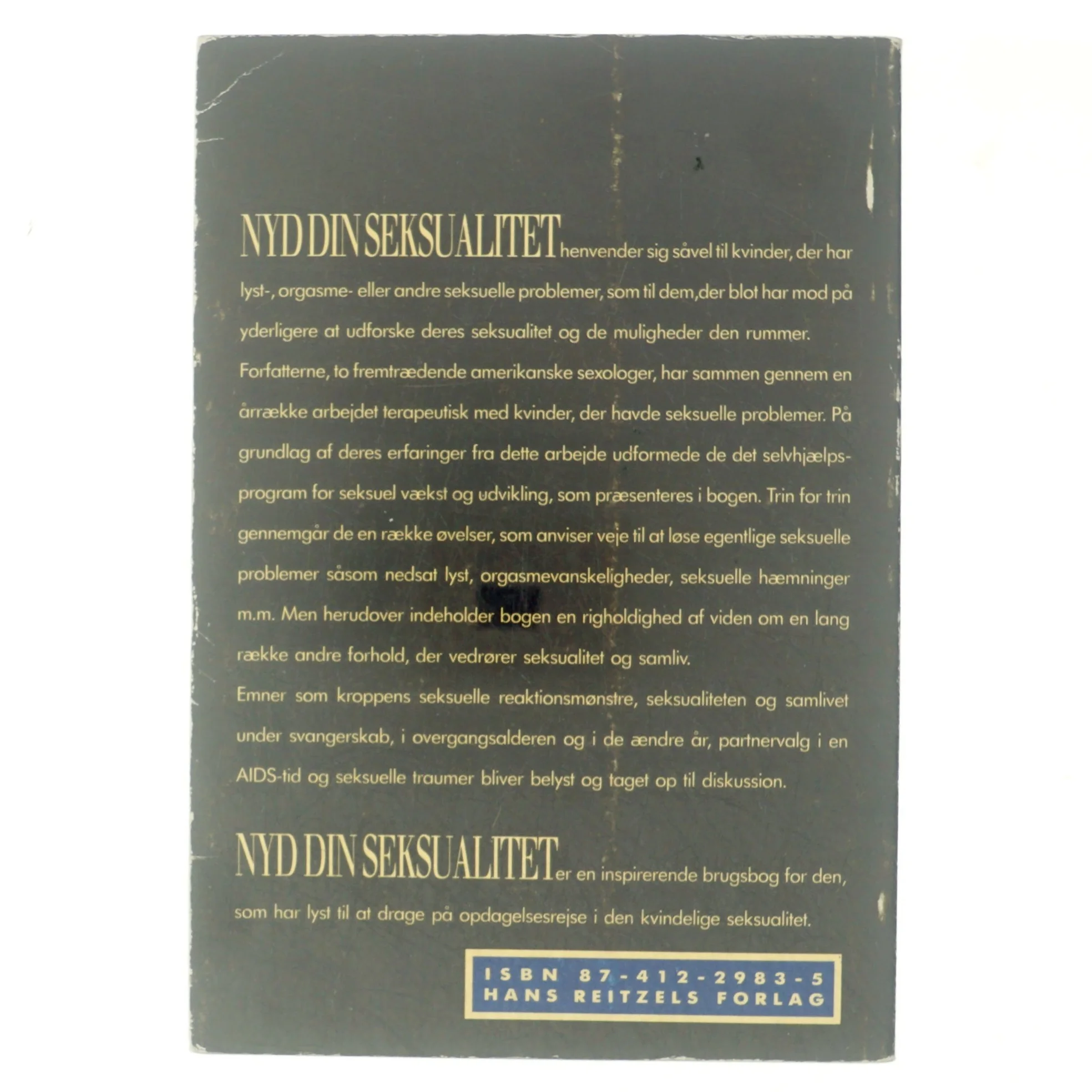 Nyd din seksualitet af Julia R Heiman & Joseph Lopiccolo