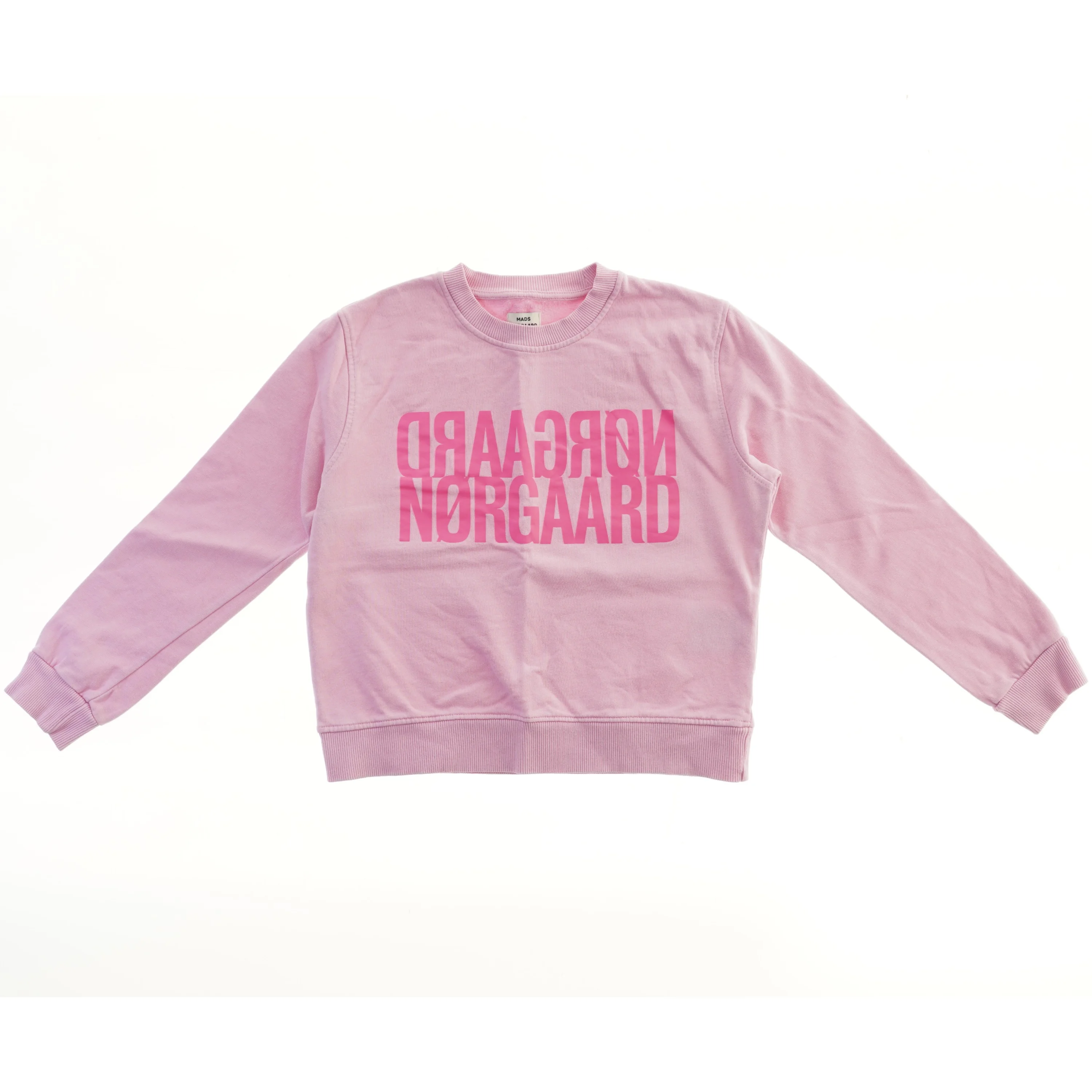 Langærmet sweatshirt med tryk fra Mads Nørgaard (str. 140)