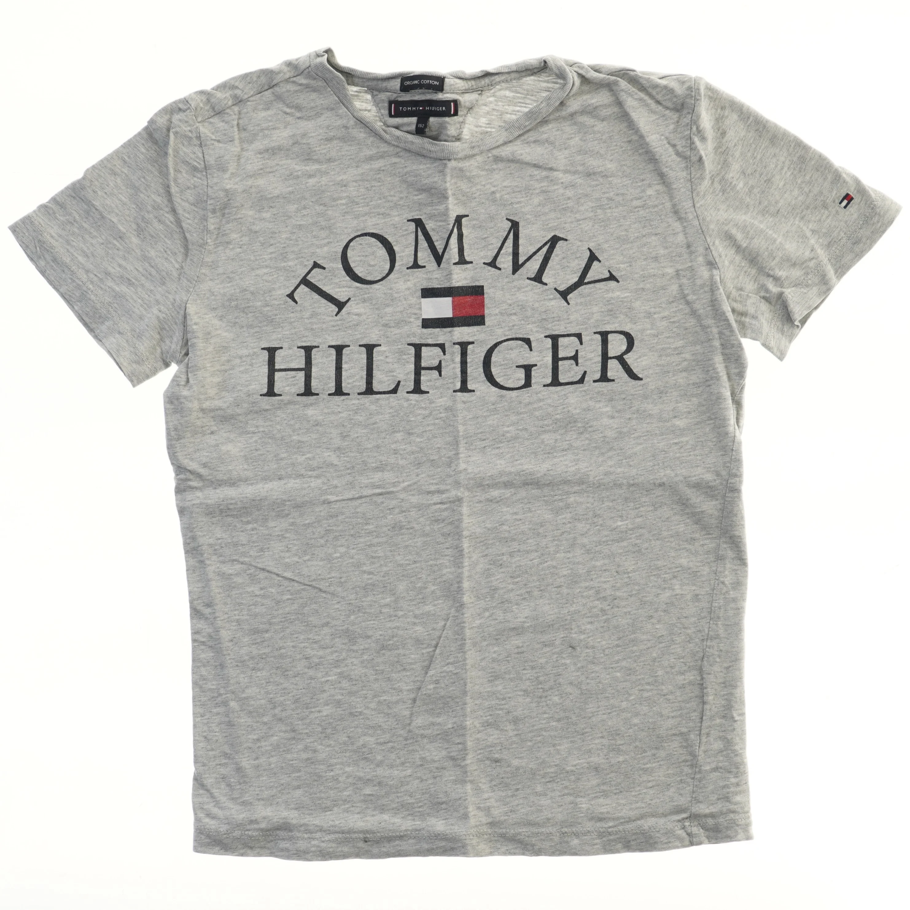 Grå T-Shirt fra Tommy Hilfiger (str. 152)