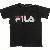Sort T-shirt med logo fra Fila (str. 146)