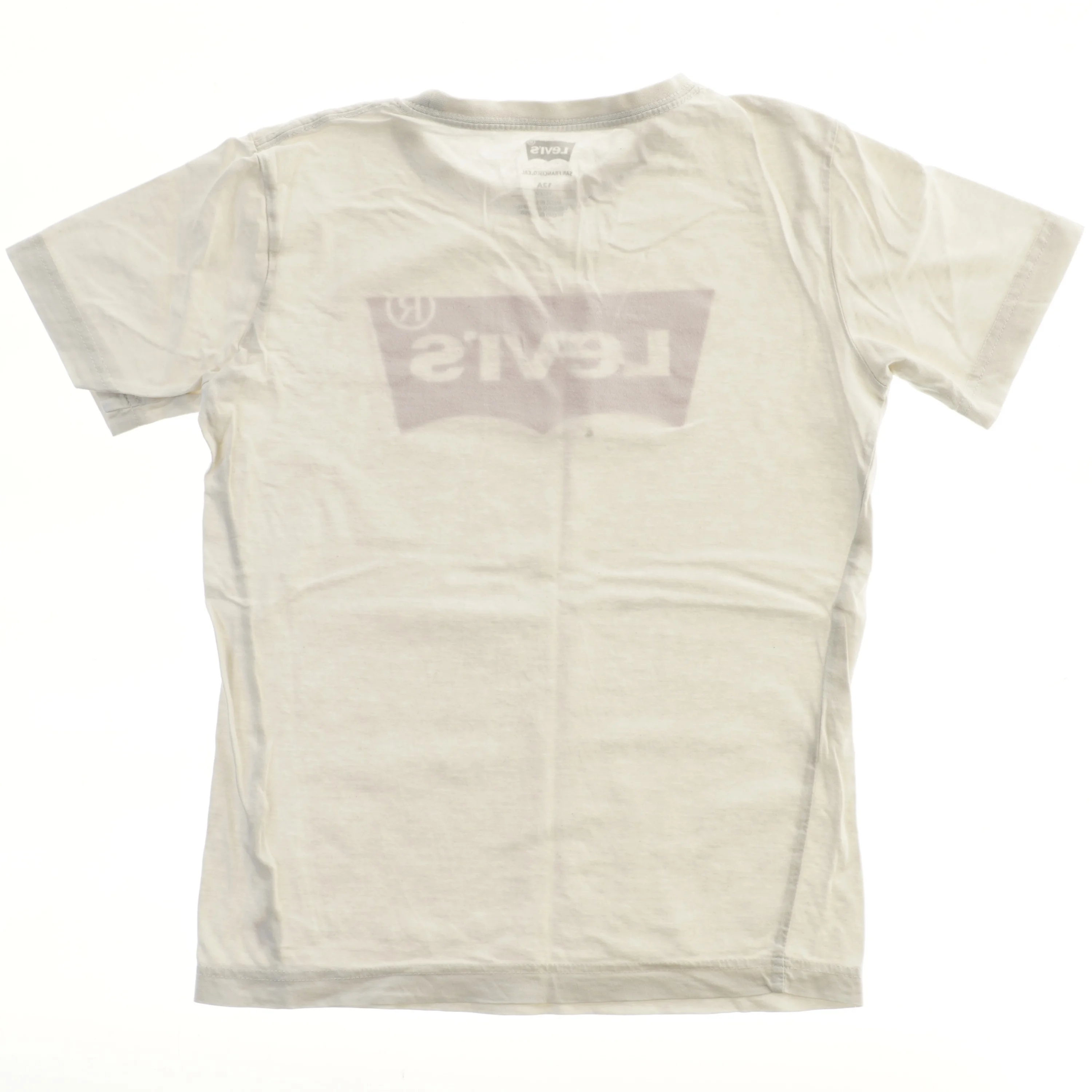 Hvid T-shirt med logo fra Levis (str. 152)