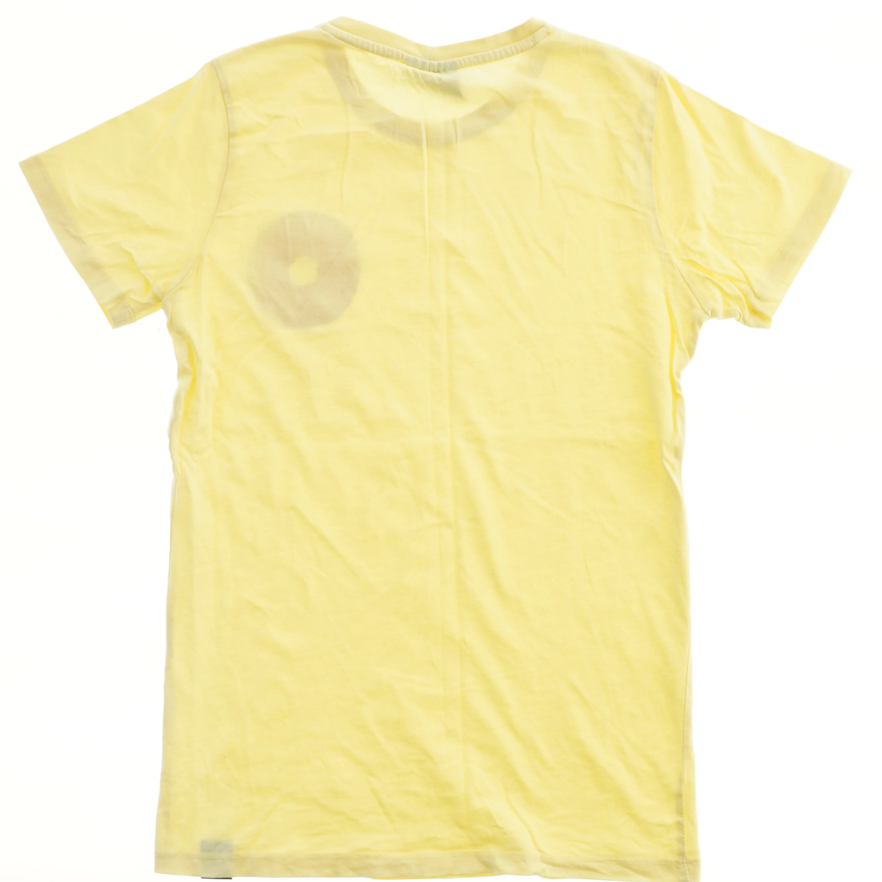 Gul T-shirt med donutmotiv fra DWG (str. 152)