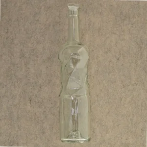 Glasflaske (str. 32 x 8 cm)