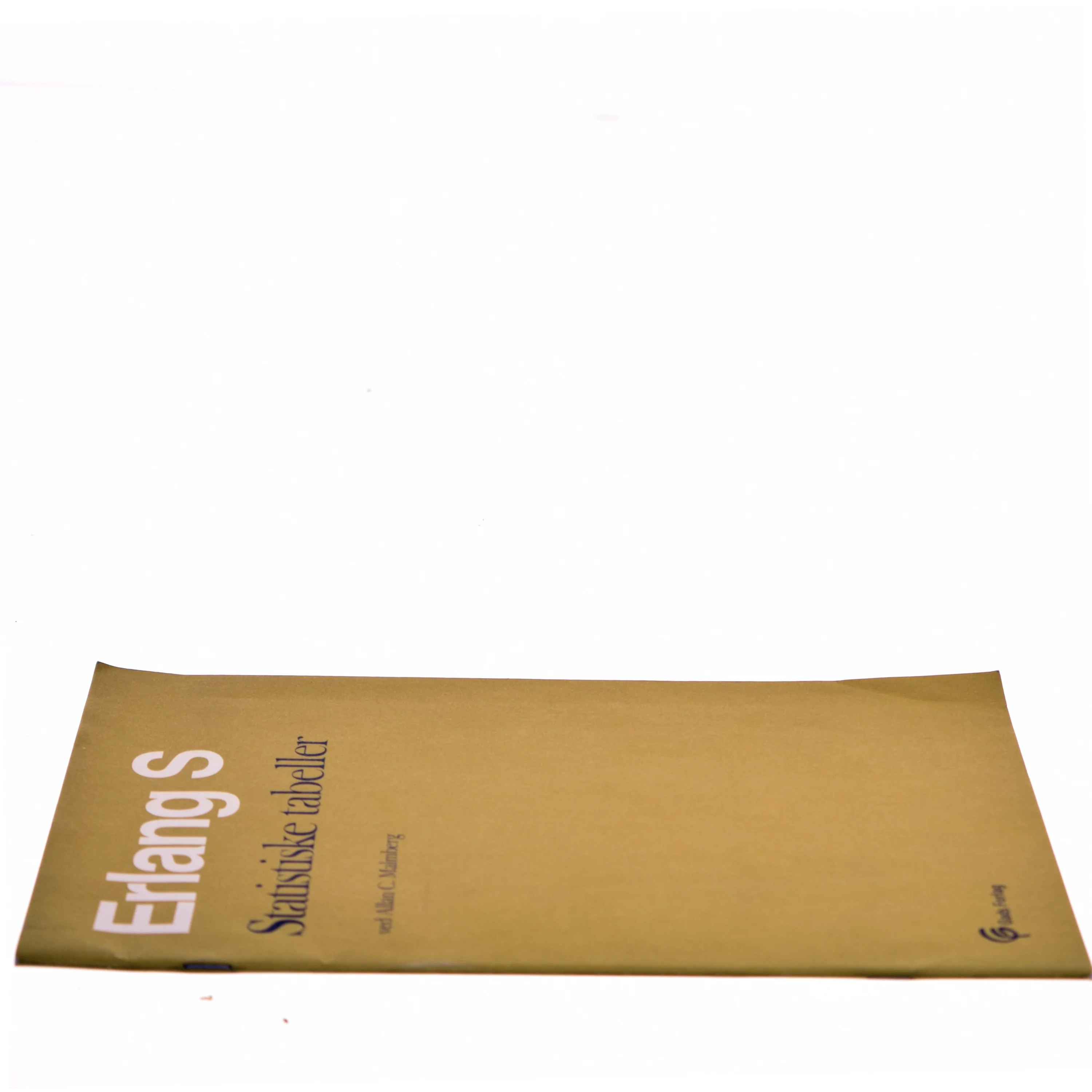 Erlang S Statistiske tabeller af Allan C. Malmberg (Bog)