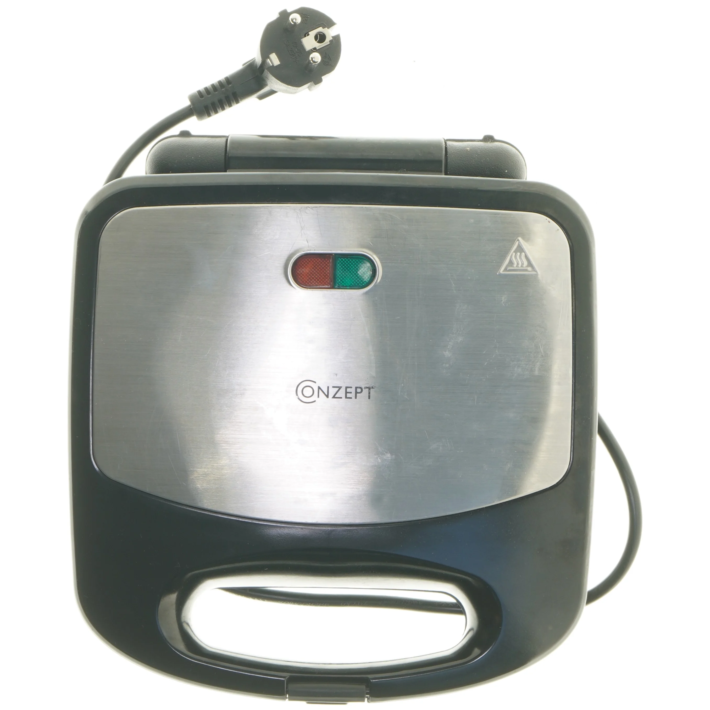 Sandwichmaskine med grillplader fra Conzept (str. 25x22,5 cm)