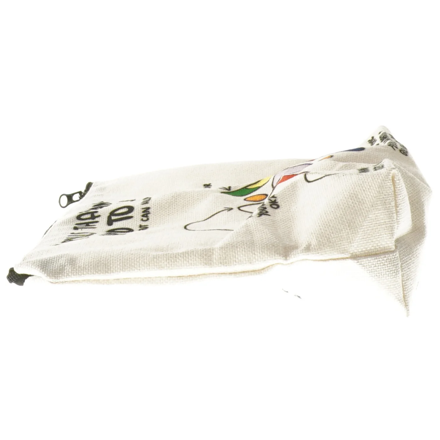 Kosmetikpung med tekst (str. 26x20 cm)