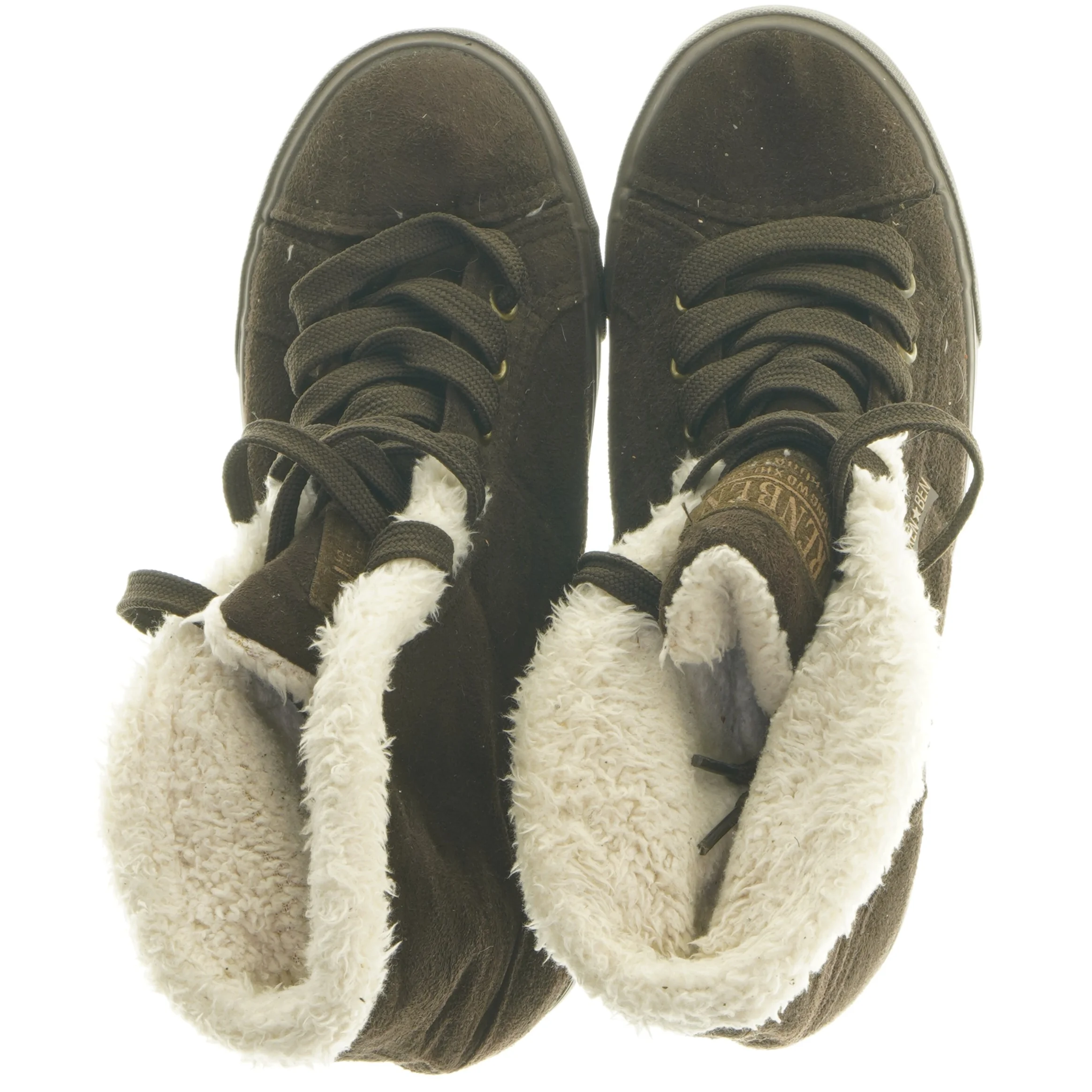 Brune sneakers med foer fra Ren Ben (str. 37 )