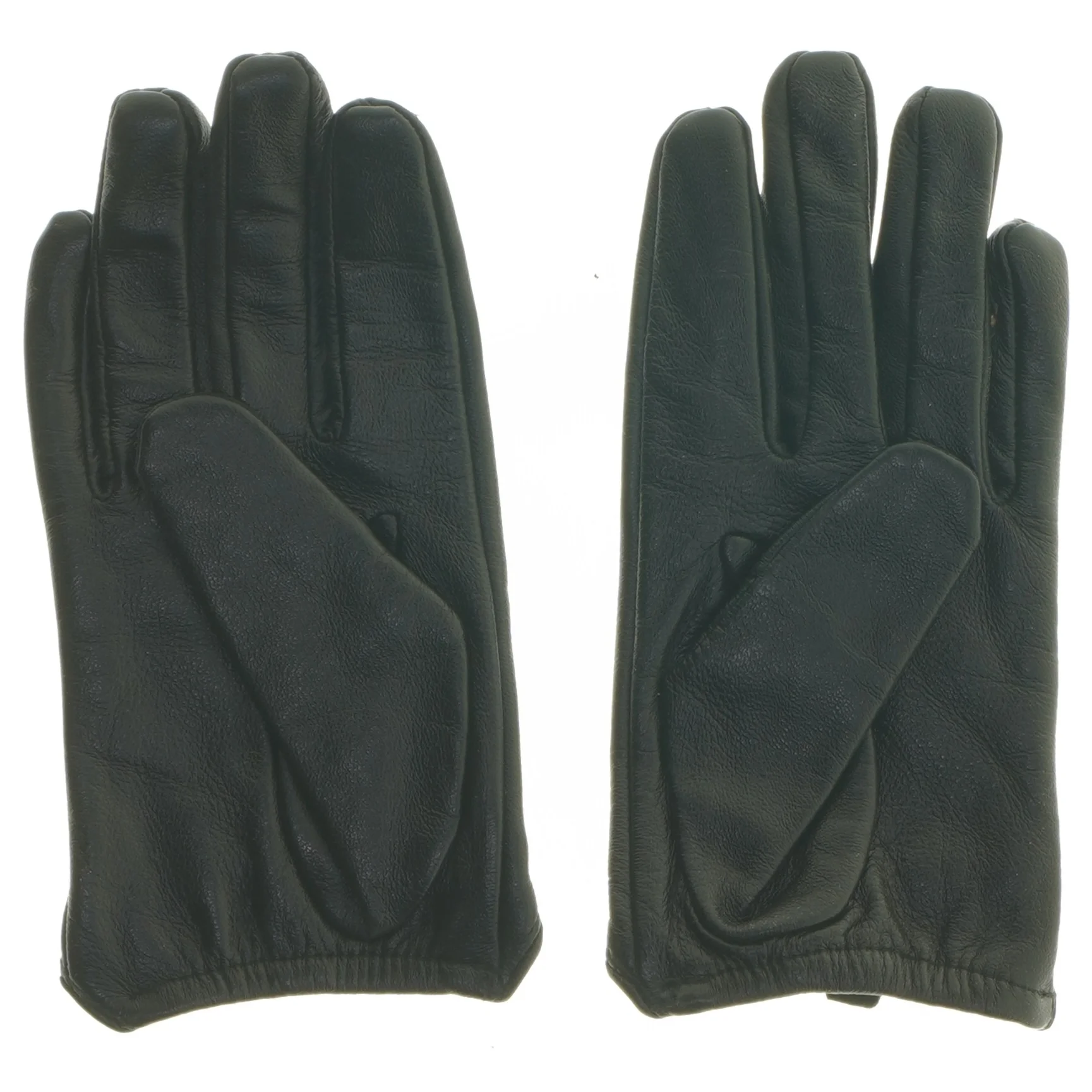 Læderhandsker med nitter (str. 18 cm)