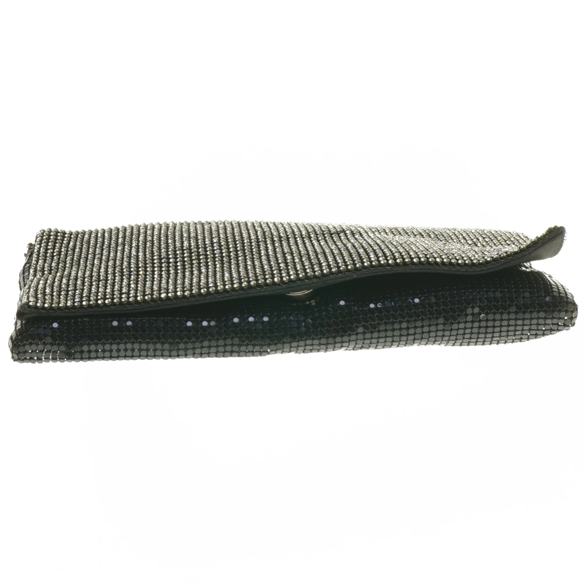 Praktisk clutch taske med perler (str. 25x13 cm)