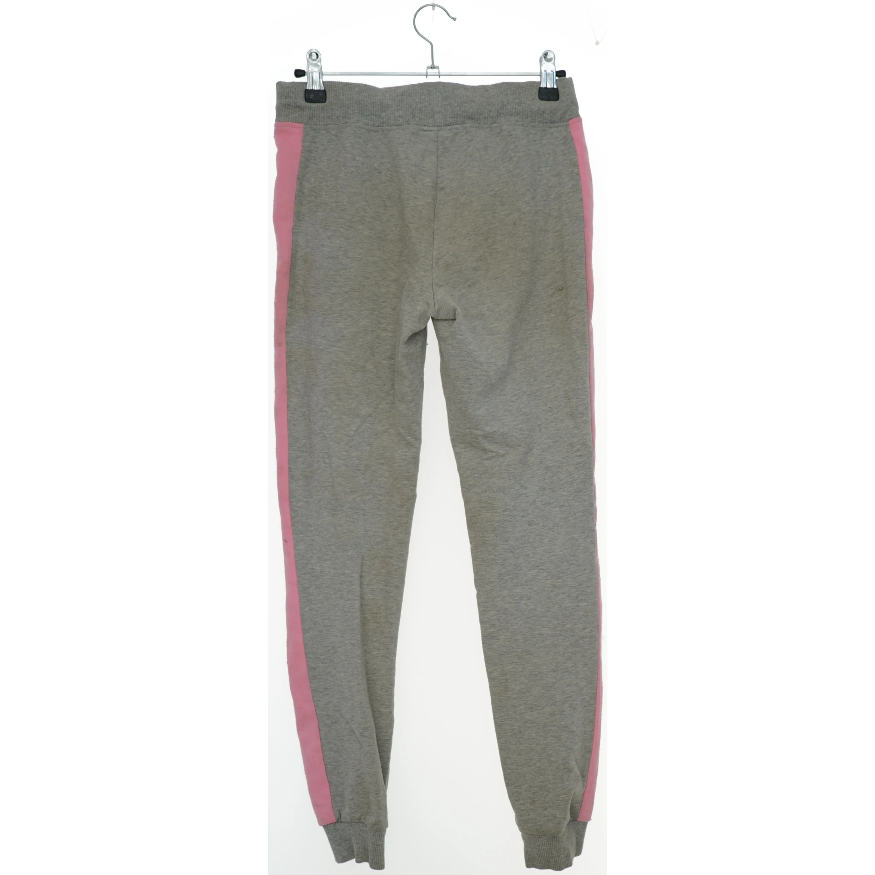 Grå sweatpants med pink striber fra C&A (str. 152)