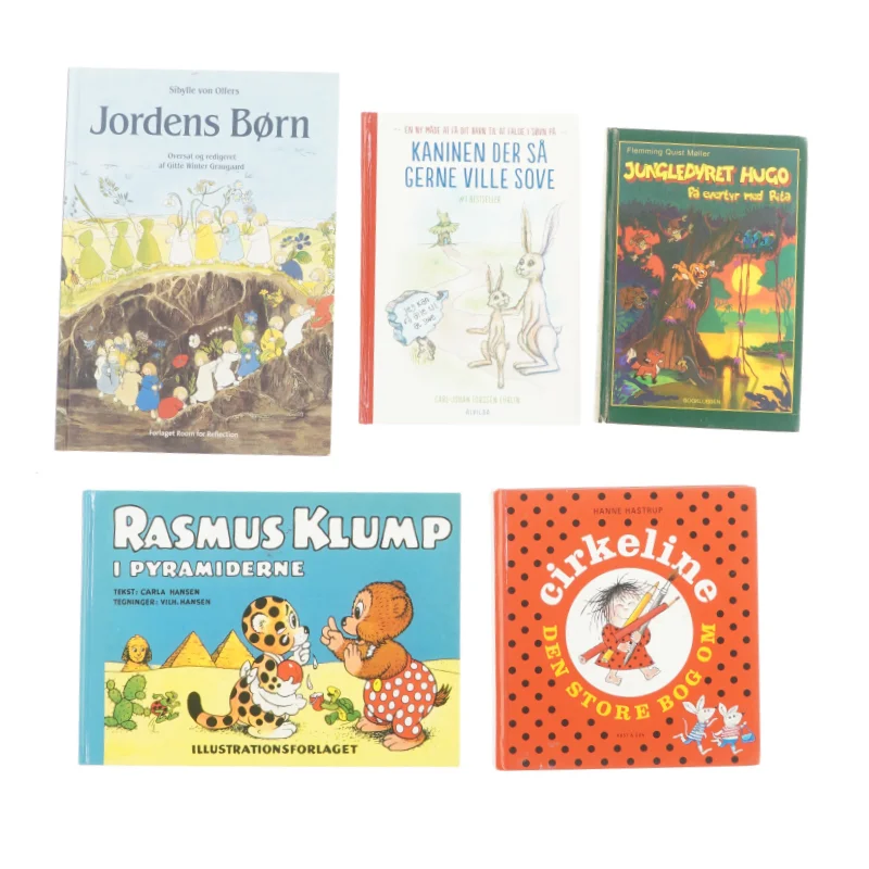 Forskellige elskede børnebøger 5 styk