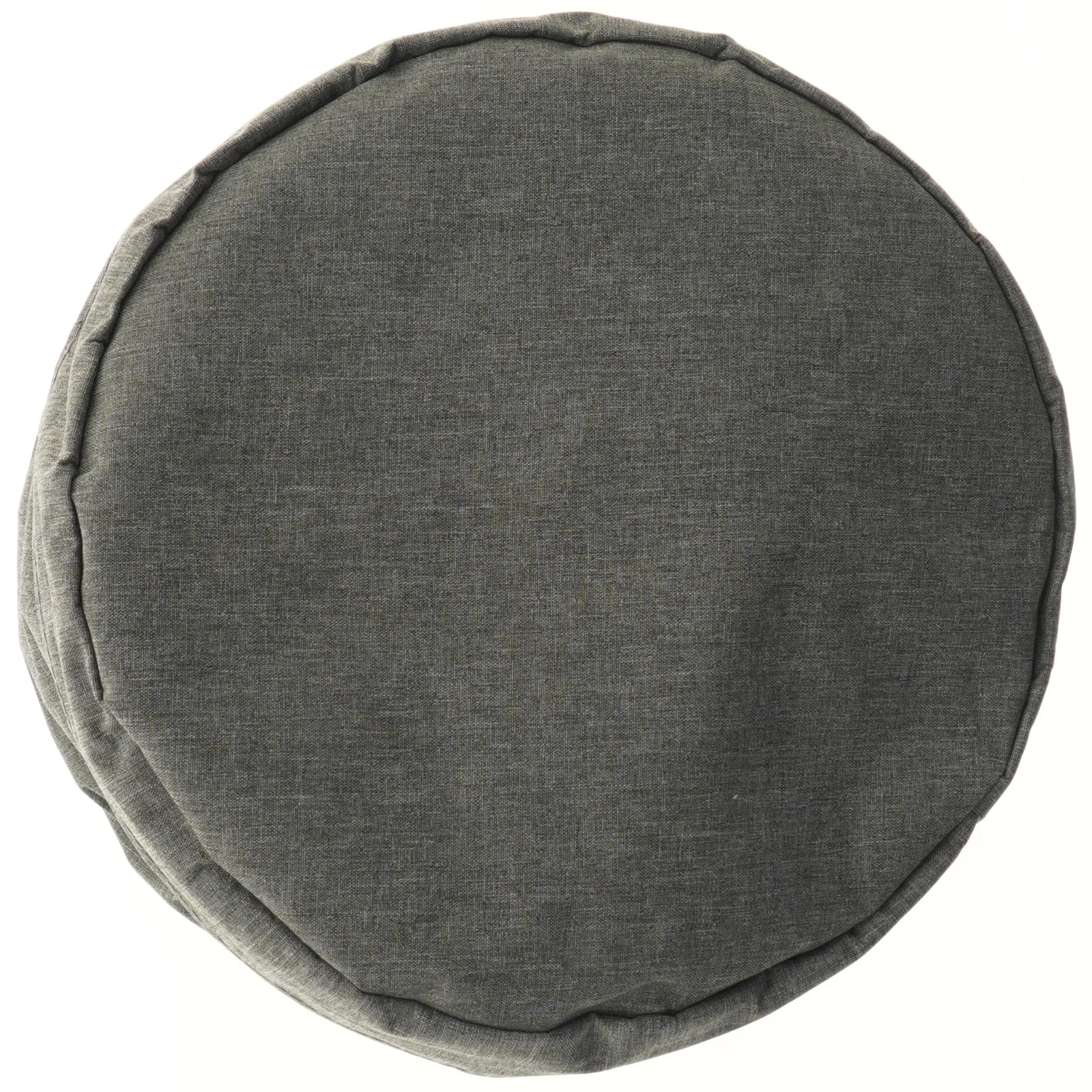 Grå opbevaringskurv med låg (str. 31x Ø 30 cm)