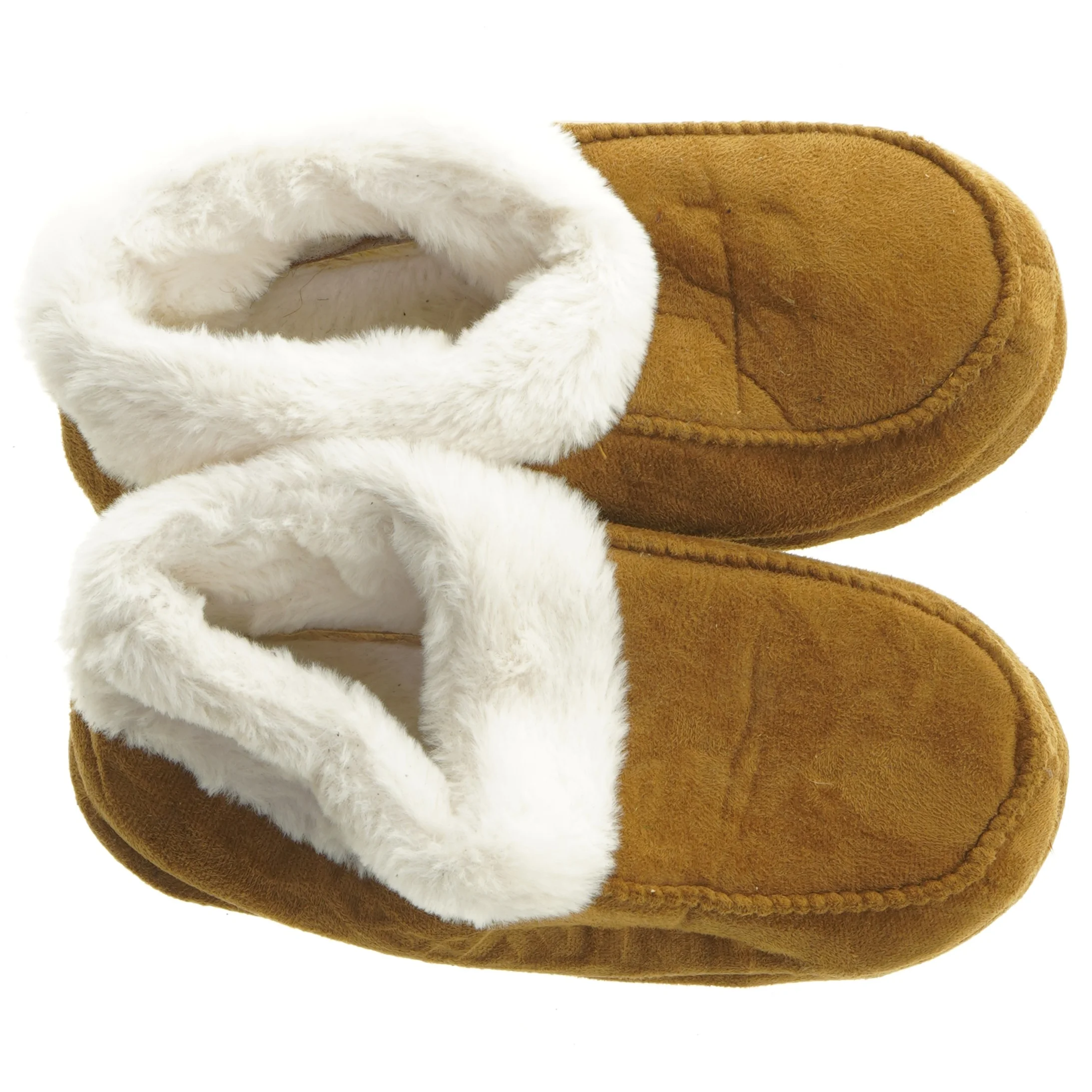 Brune hjemmesko med plysfor (str. 39 )