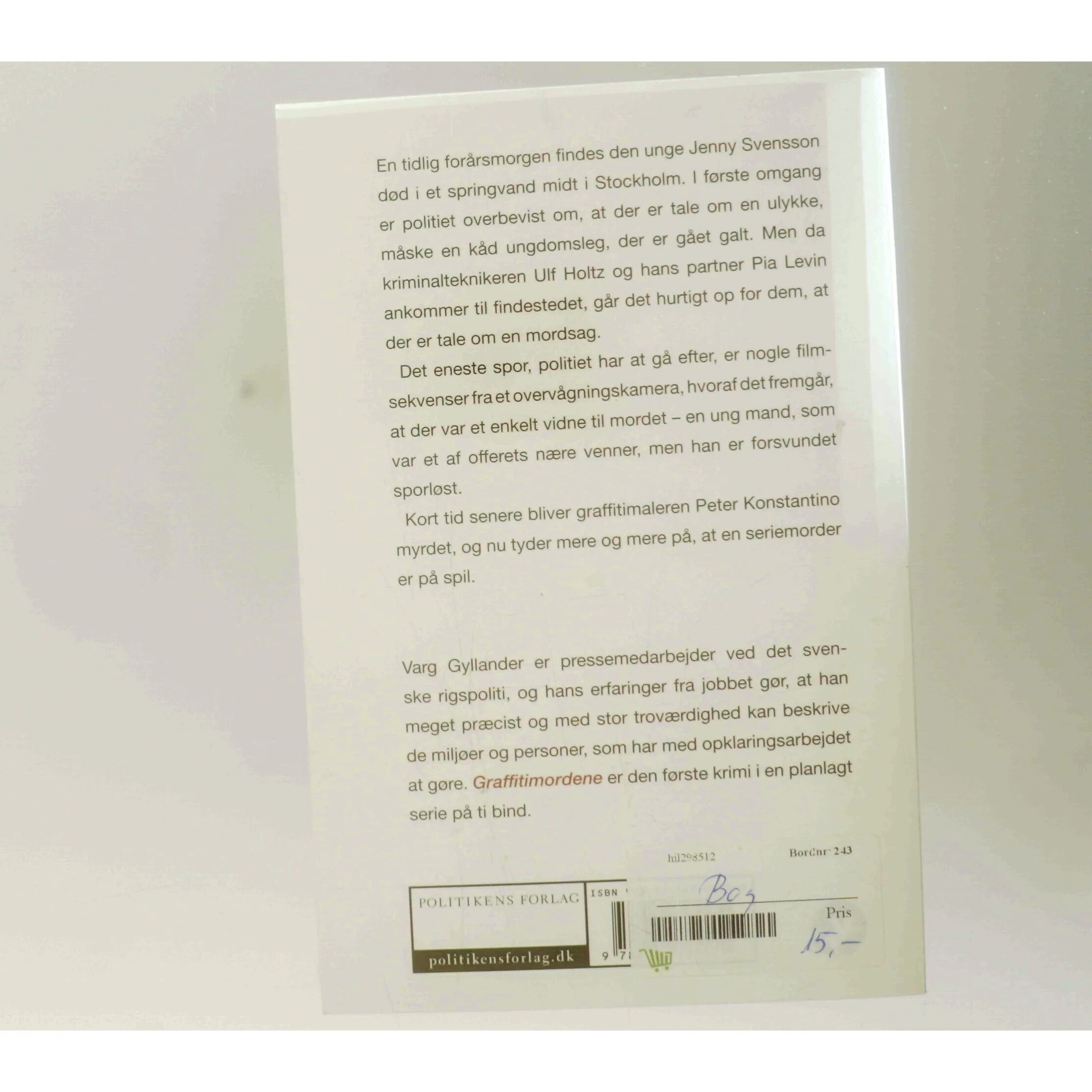 Graffitimorderne af Varg Gyllander (Bog)