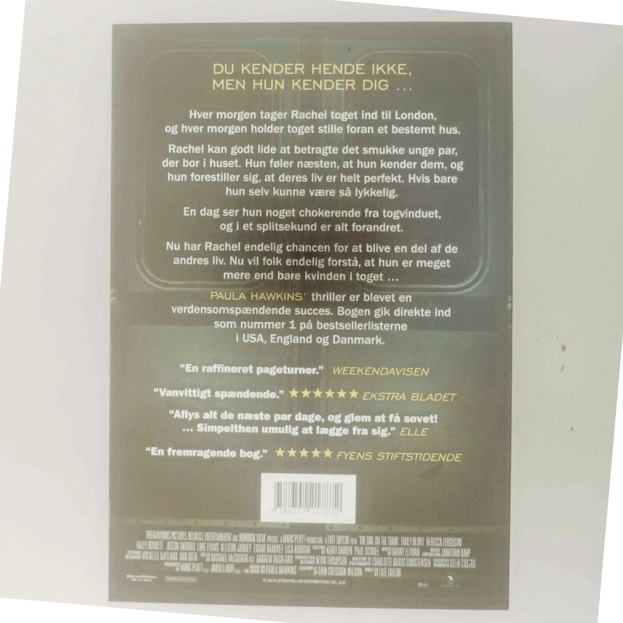 Kvinden i toget : thriller af Paula Hawkins (Bog)