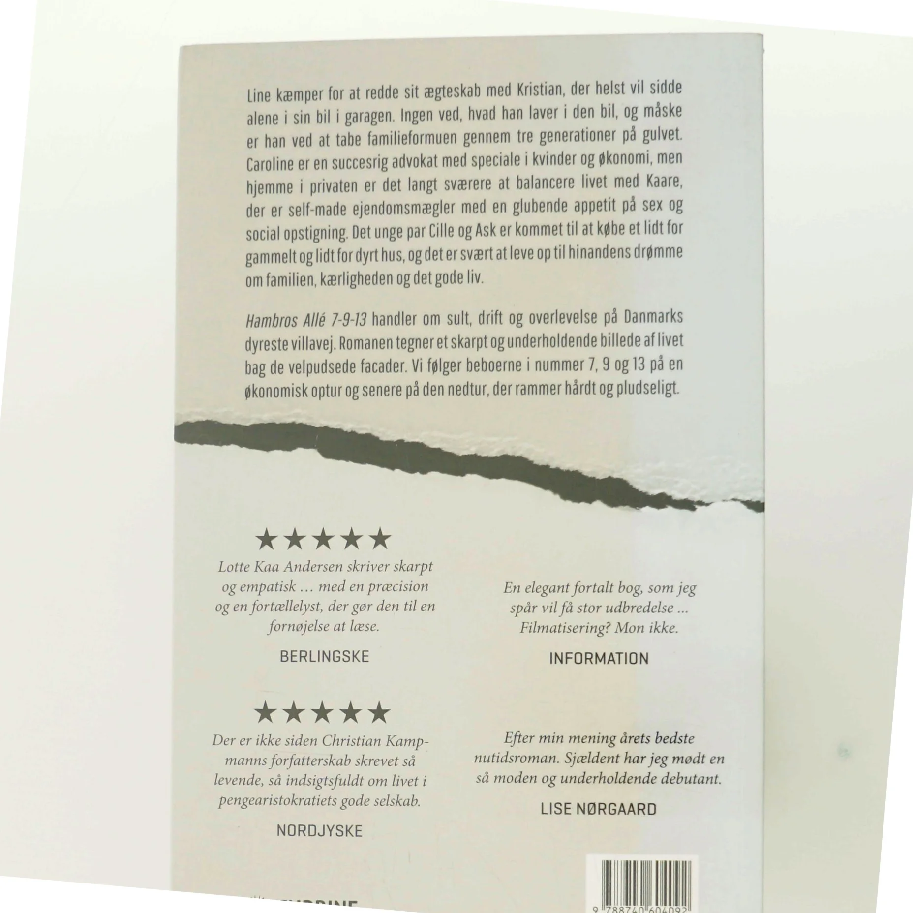 Hambros Allé 7-9-13 : roman af Lotte Kaa Andersen (Bog)