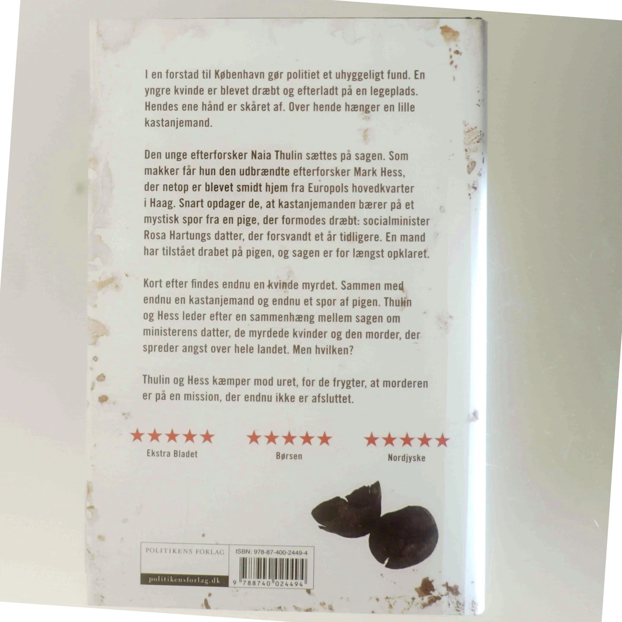 Kastanjemanden af Søren Sveistrup (Bog)