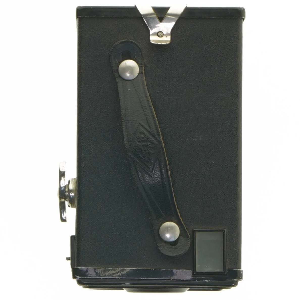 Vintage kamera med taske (str. 11x13x8 cm)