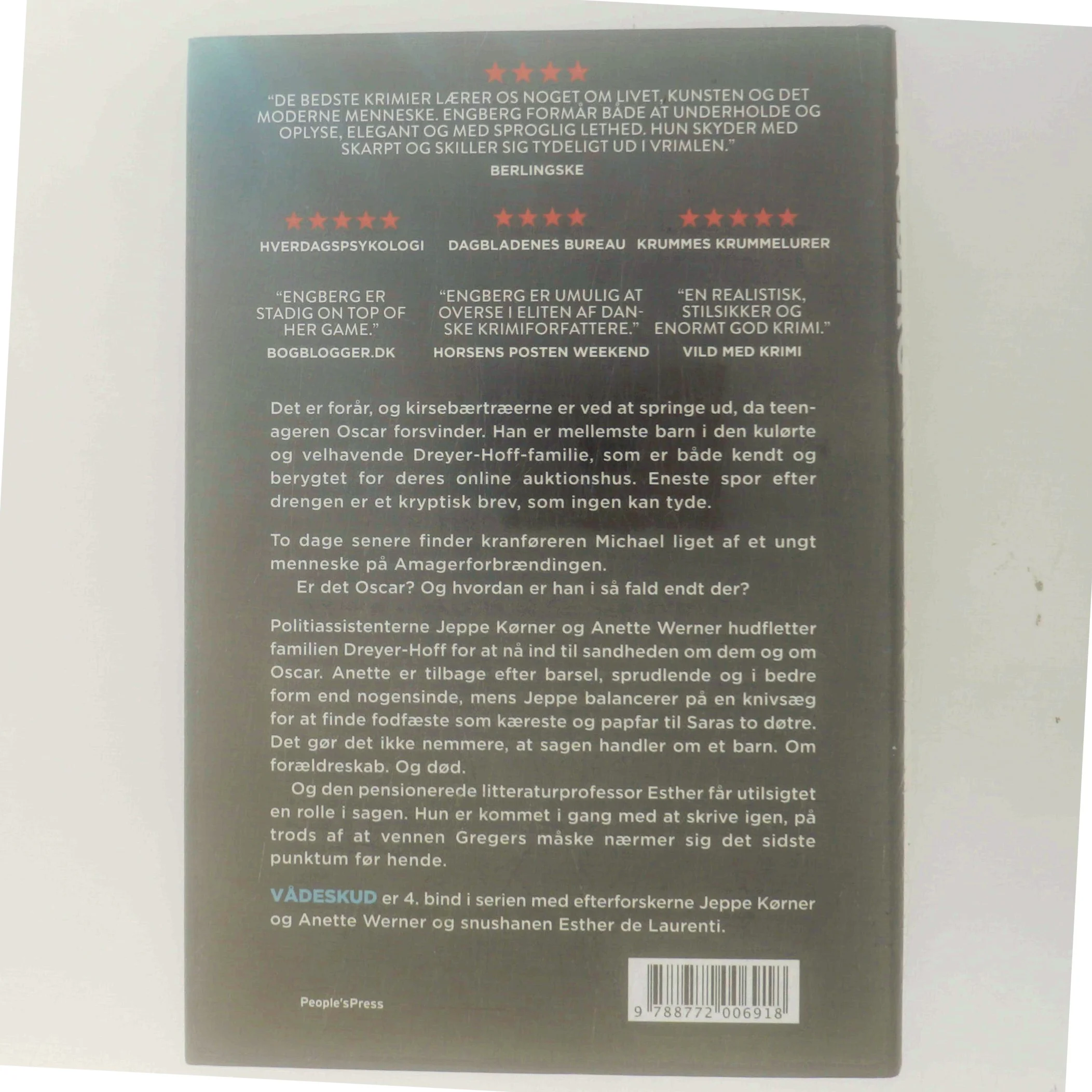 Vådeskud : kriminalroman af Katrine Engberg (Bog)