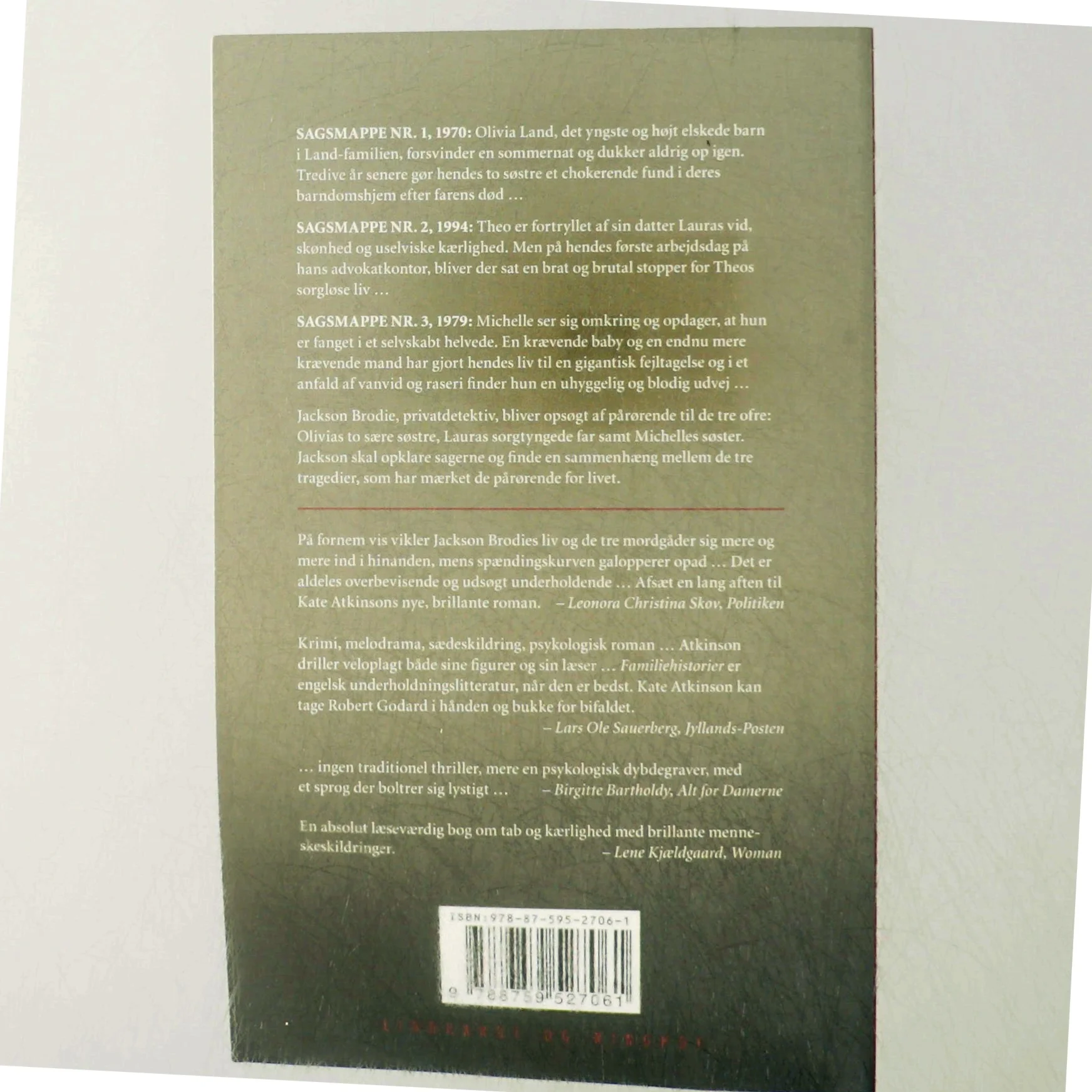 Familiehistorier : roman af Kate Atkinson (Bog)