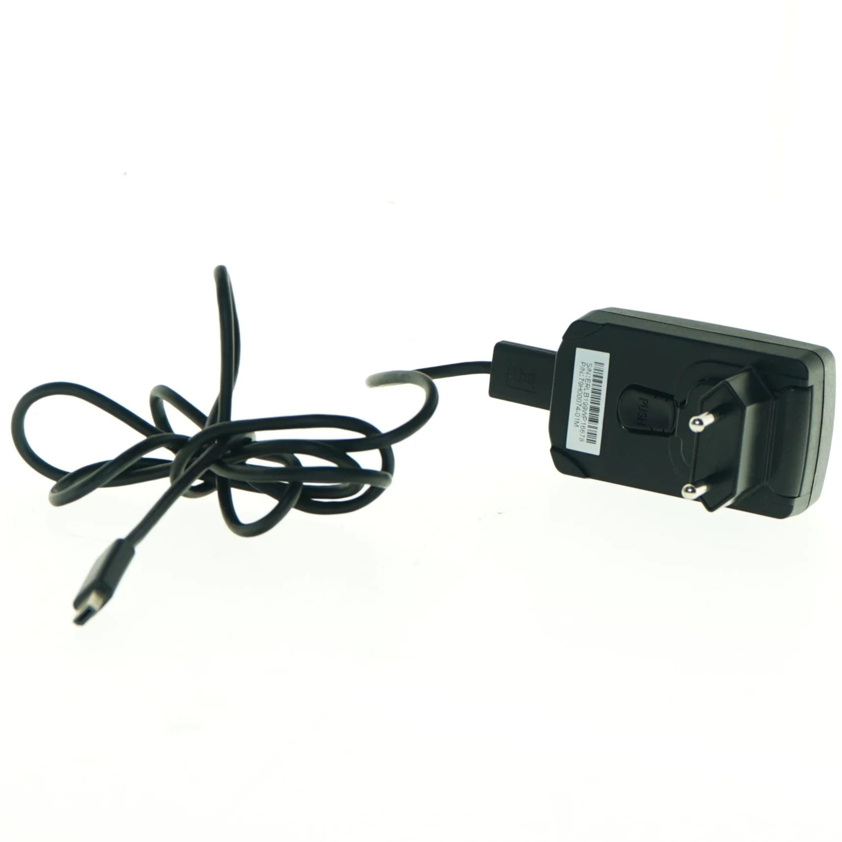 Sort oplader med USB-C stik (str. 133 cm)