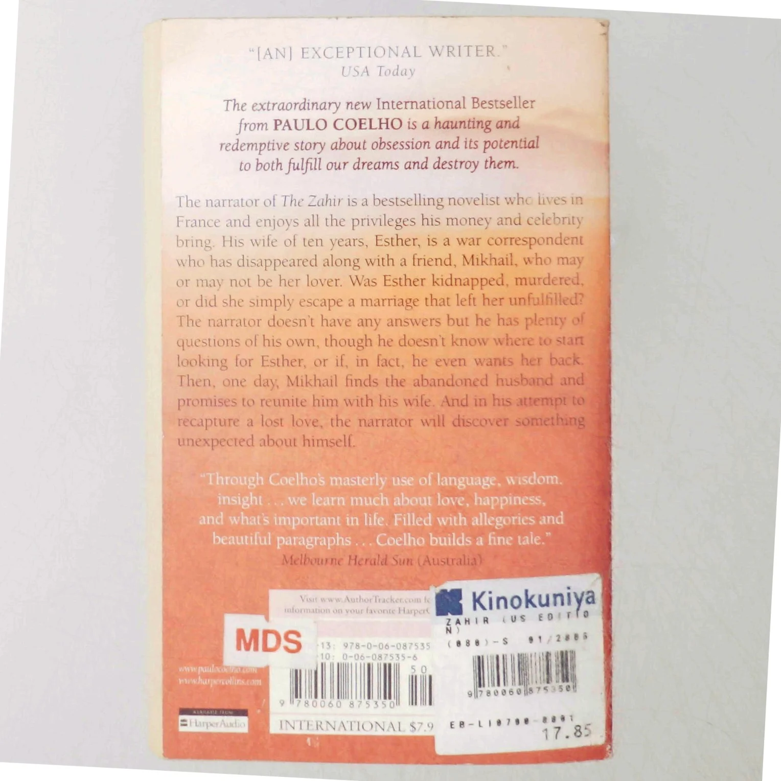 The Zahir af Paulo Coelho (Bog)