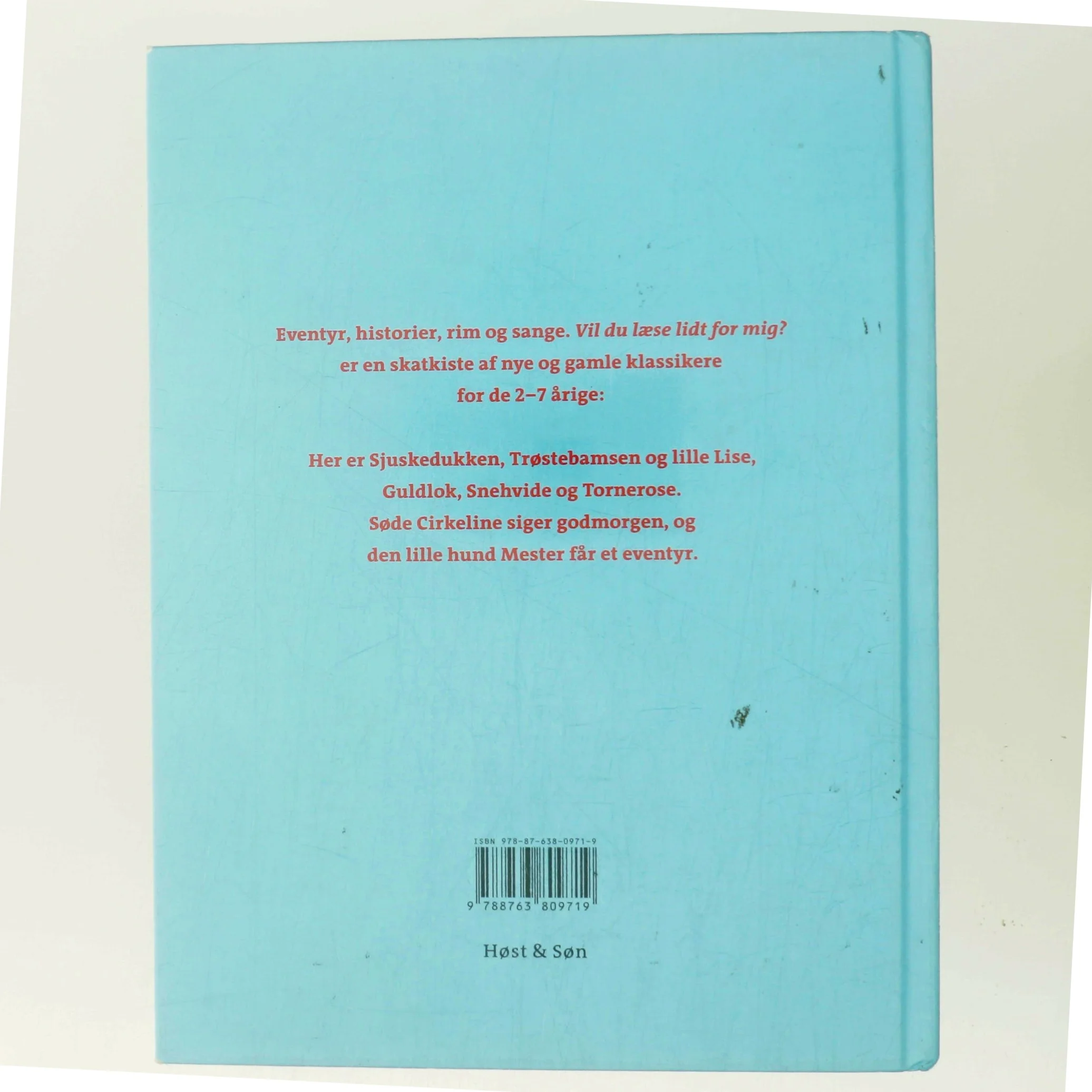 Vil du læse lidt for mig? - fra Cirkeline til Snehvide : sange, rim, historier af Christel Amundsen (Bog)