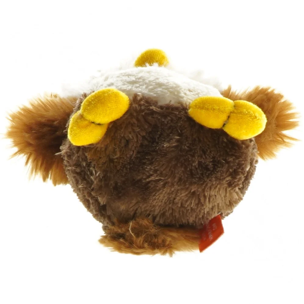 Plys ugle tøjdyr (str. 13x10 cm)