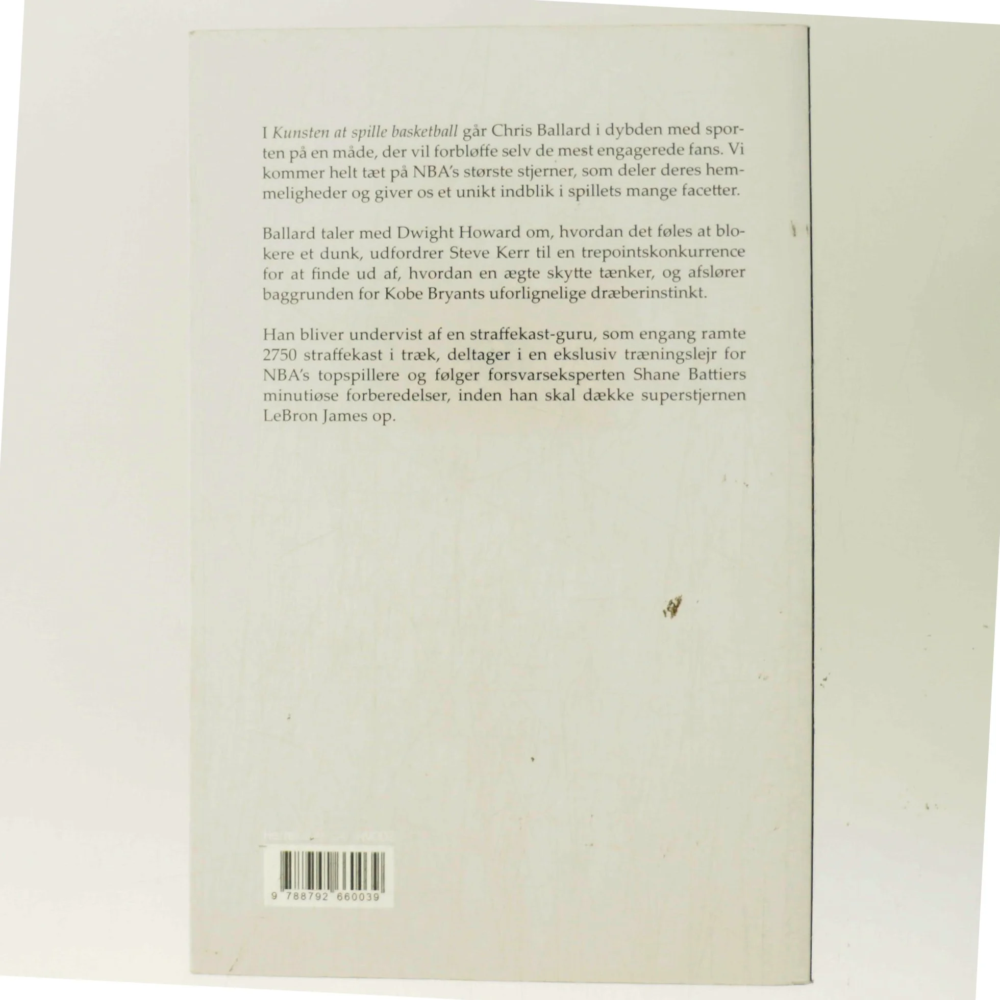 Kunsten at spille basketball af Chris Ballard (Bog)