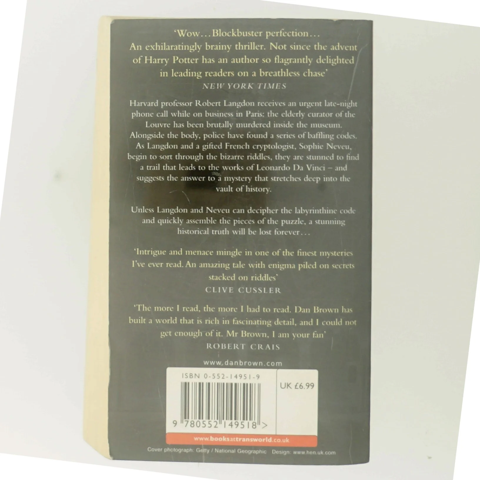 The Da Vinci Code by Dan Brown af Dan Brown (Bog)