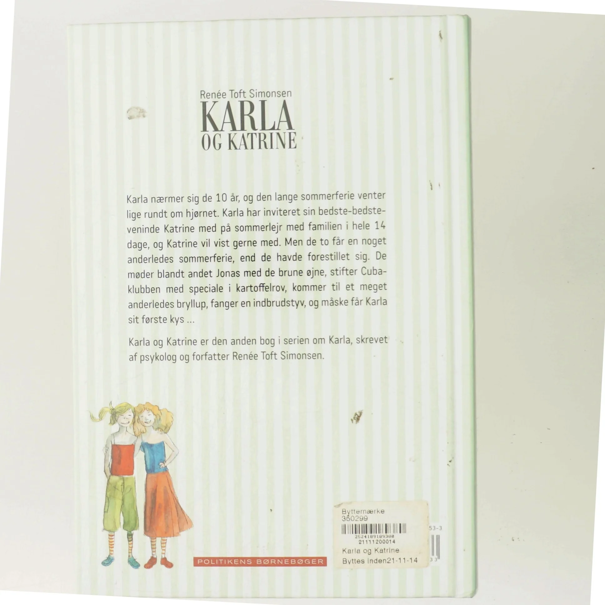 Karla og Katrine af Renée Toft Simonsen (Bog)