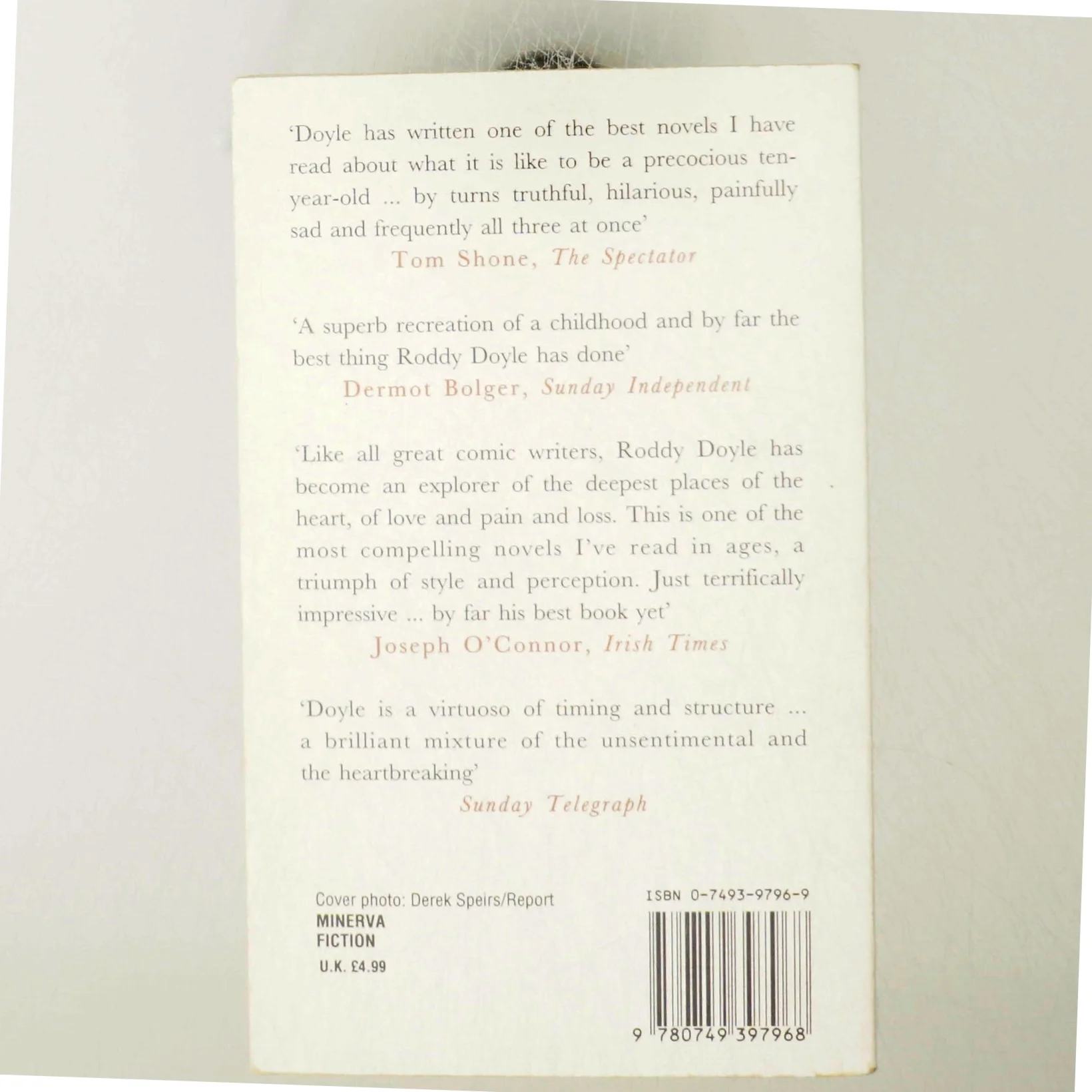 Paddy Clarke Ha Ha Ha af Roddy Doyle fra Minerva