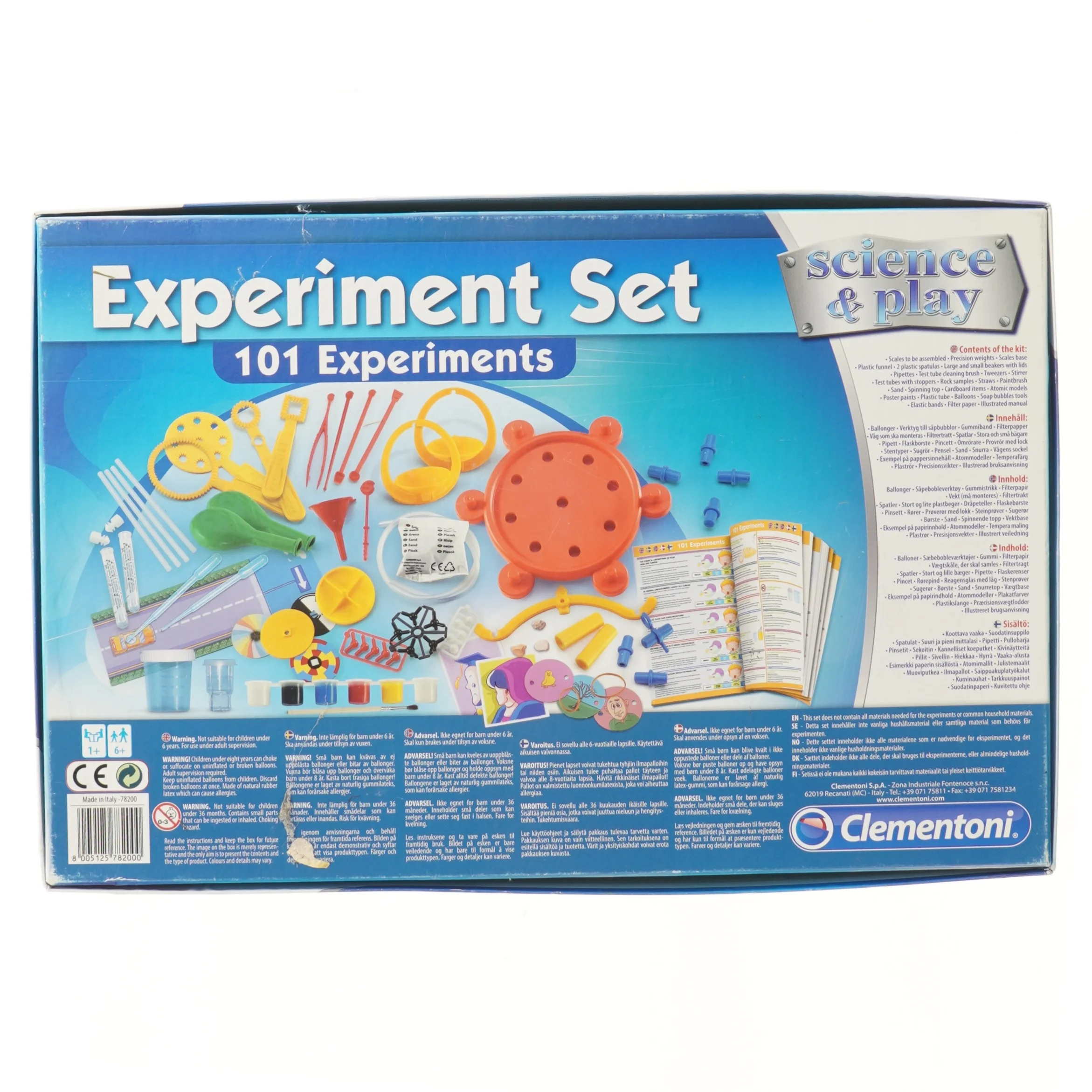 Clementoni Science & Play eksperiment sæt fra Clementoni (str. 42x28 cm)