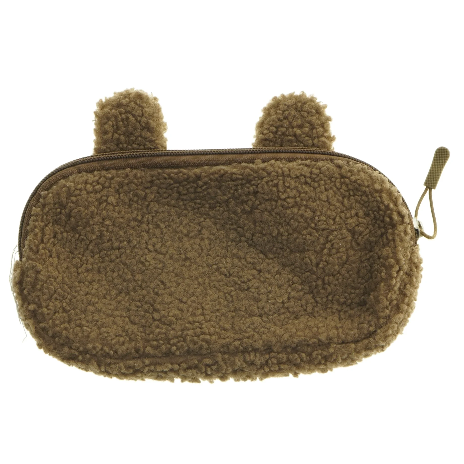 Pennehus i plys med dyremotiv (str. 23 x. 13 cm)