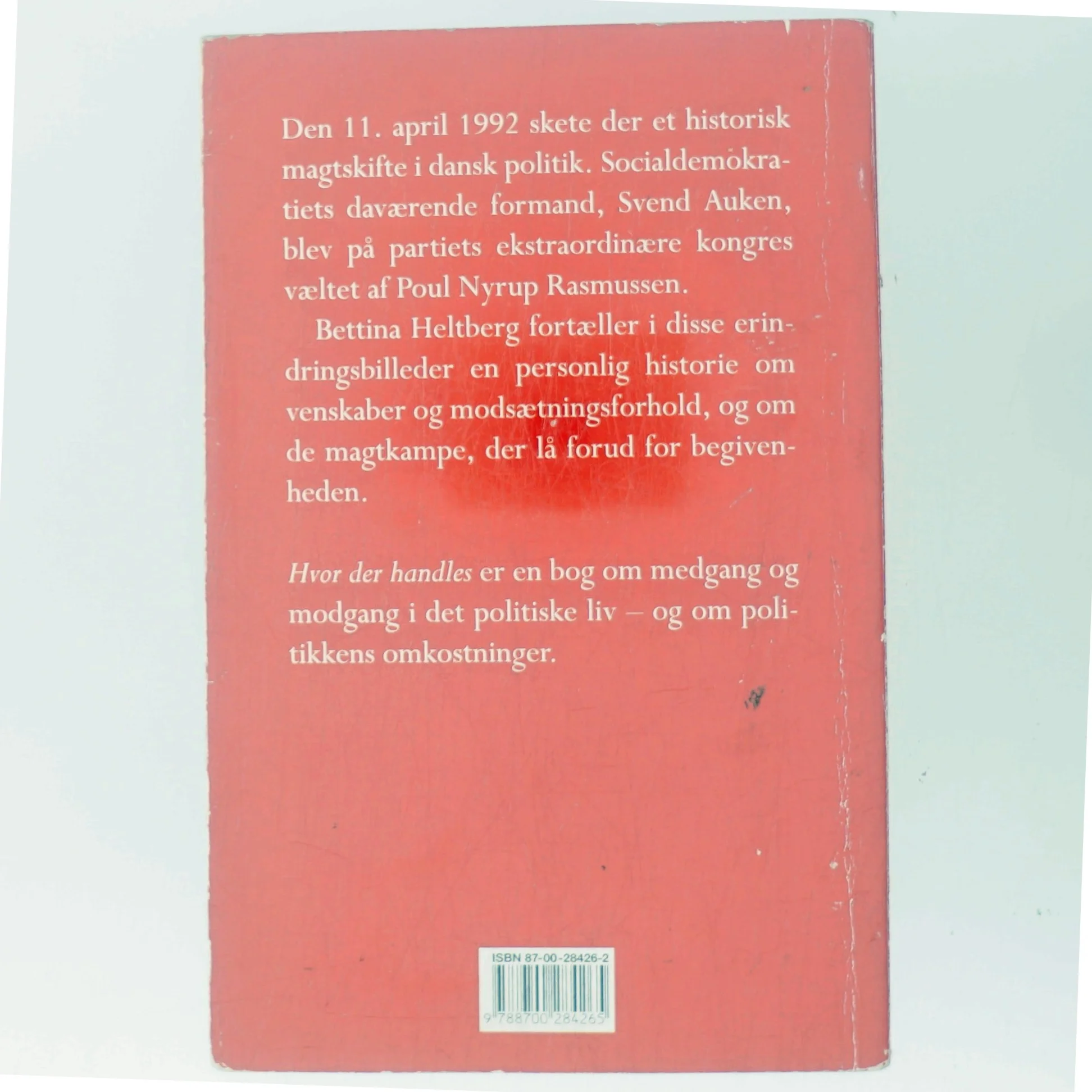 Hvor der handles af Bettina Heltberg (Bog)