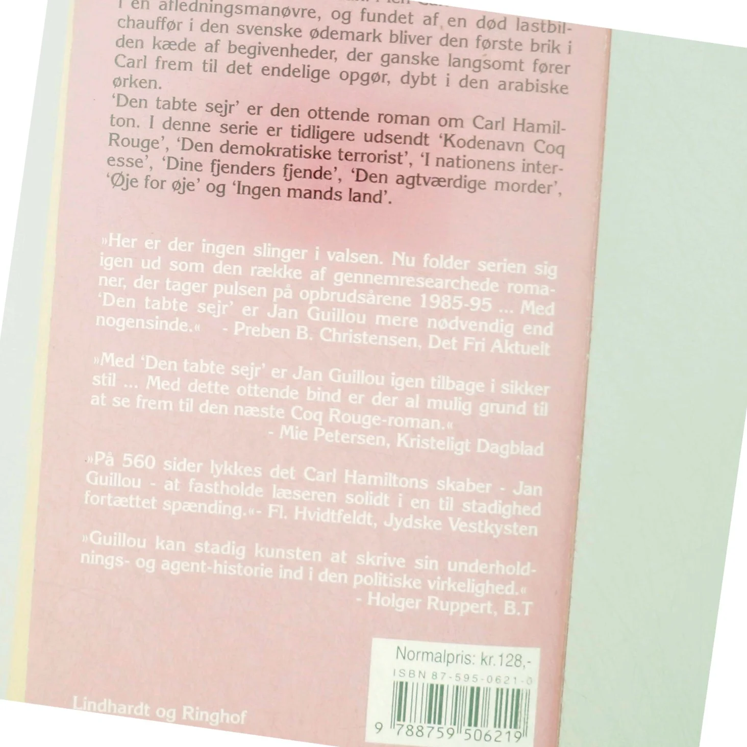 Den tabte sejr af Jan Guillou (Bog)