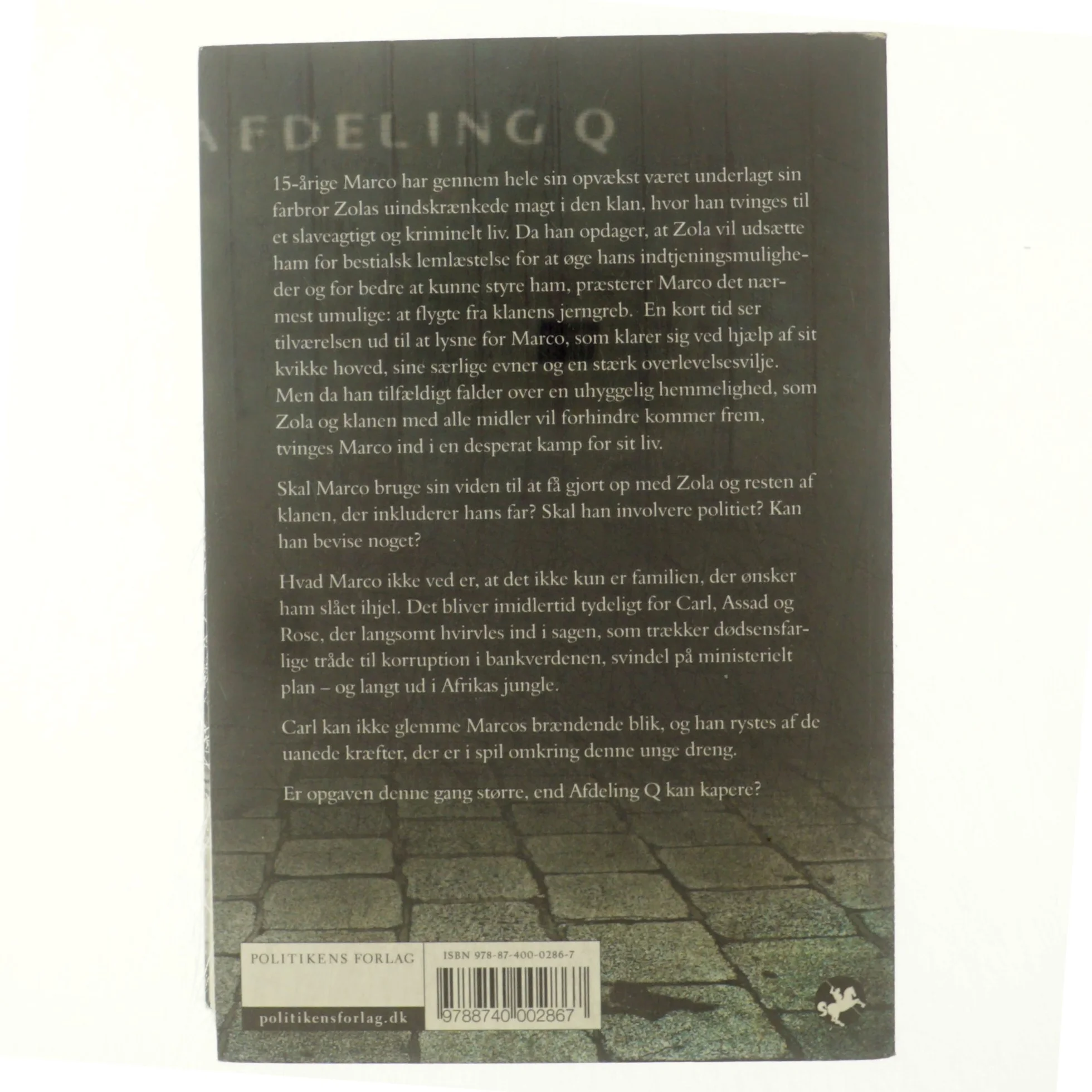 Marco effekten : krimithriller af Jussi Adler-Olsen (Bog)