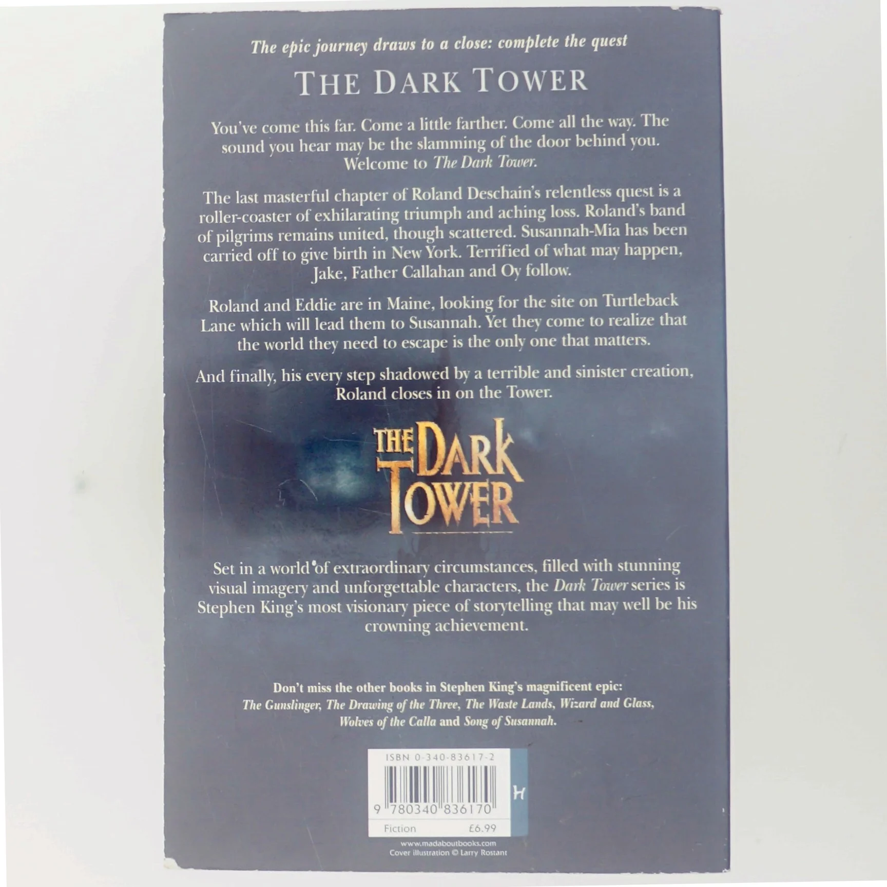 The dark tower (Ill. Michael Whelan) af Stephen King (f. 1947) (Bog)