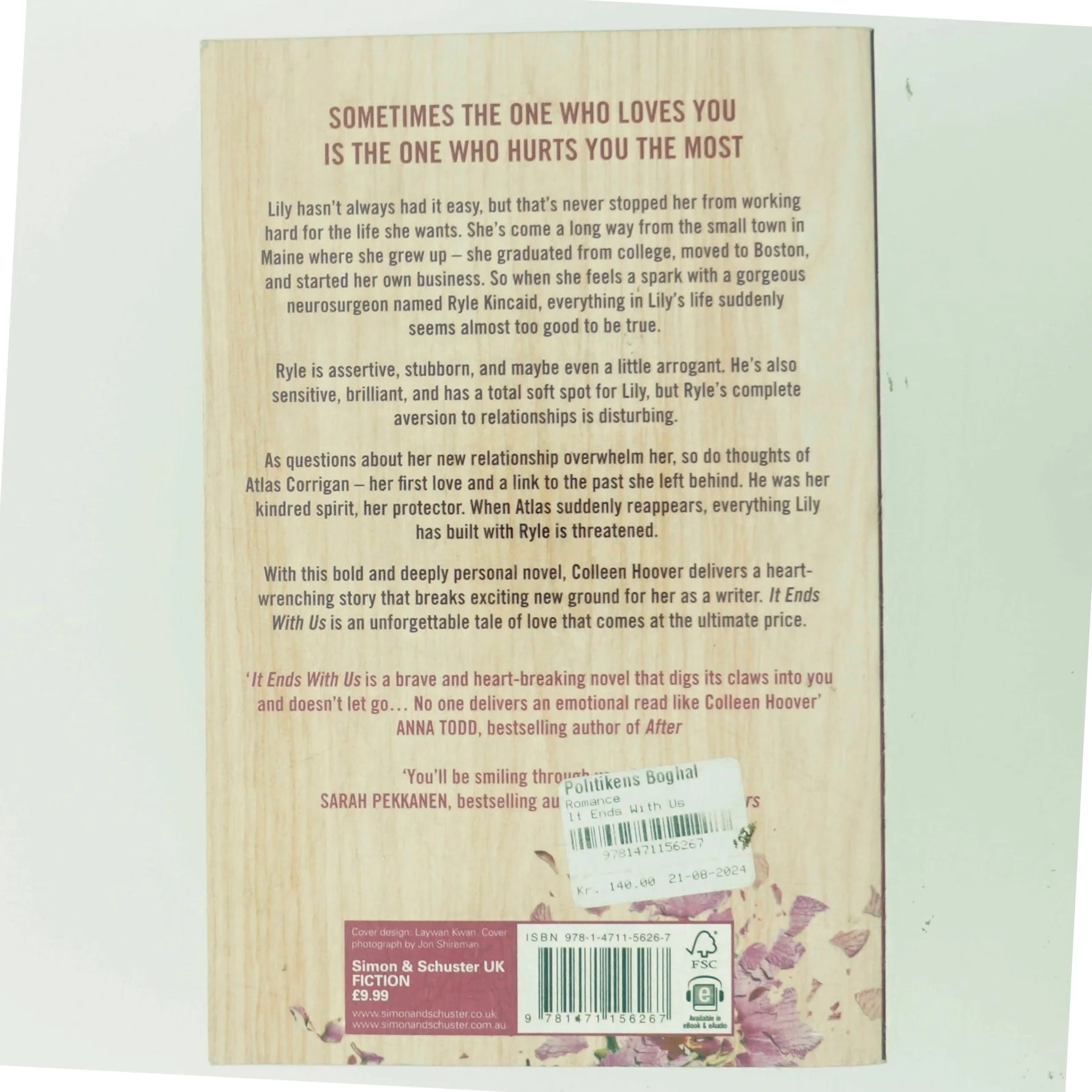 It ends with us af Colleen Hoover (Bog)