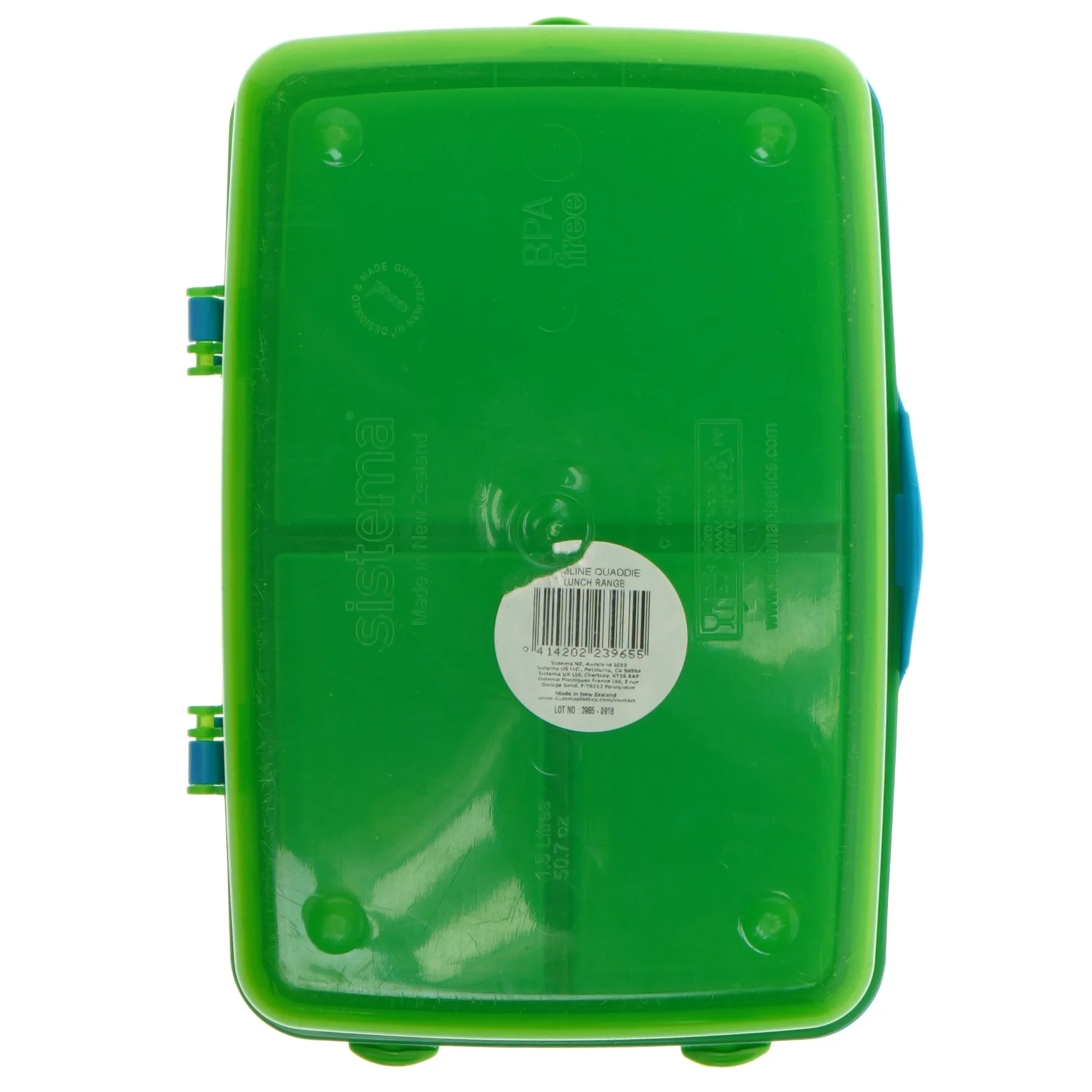 Madkasse med flere rum fra Sistema (str. 21 x. 13 cm)